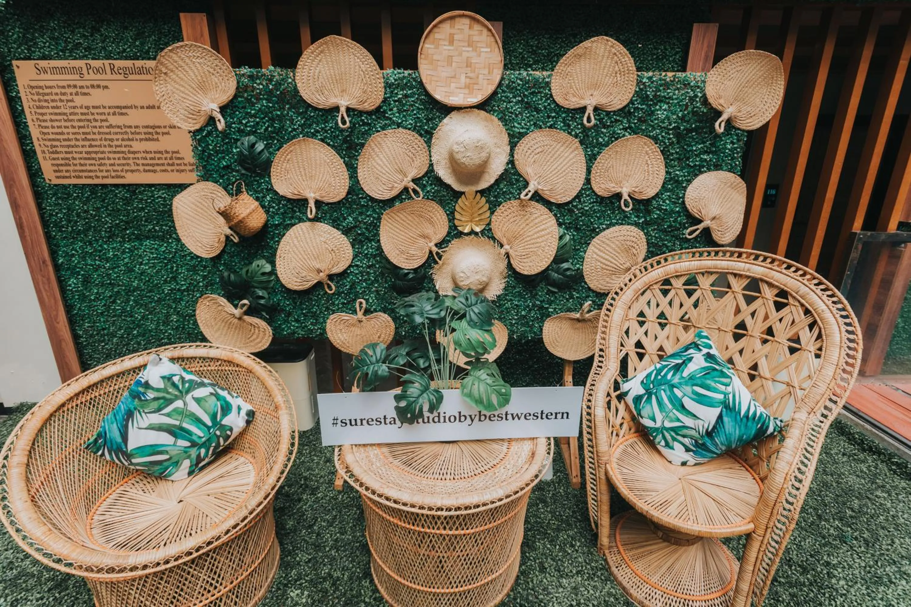 Swimming pool in SureStay Studio by Best Western Clarkview Angeles City