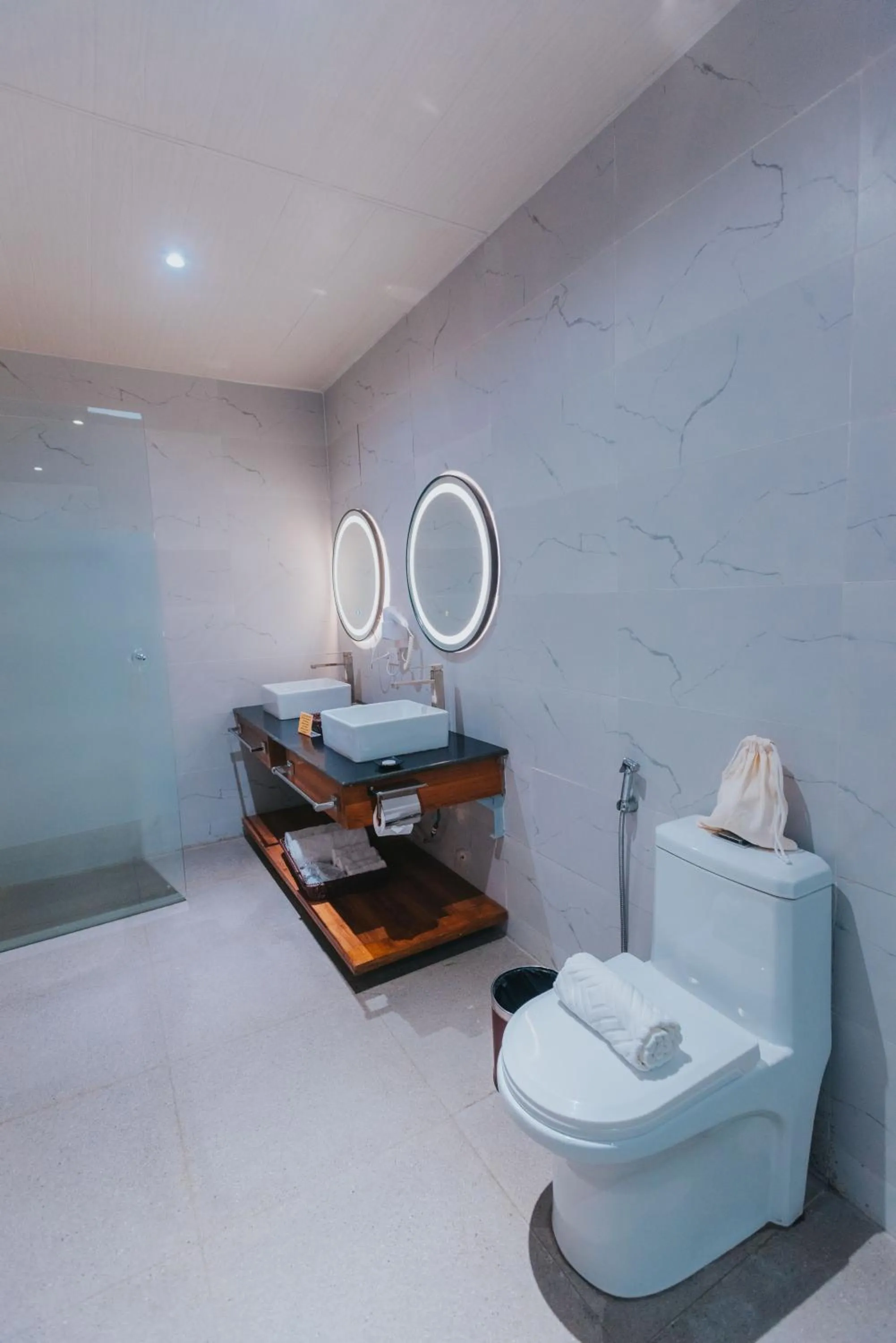 Bathroom in SureStay Studio by Best Western Clarkview Angeles City