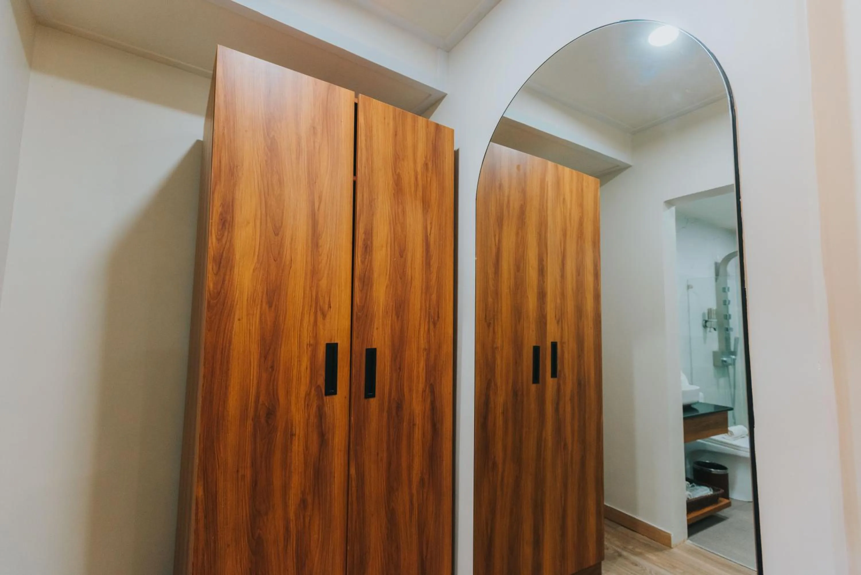 wardrobe in SureStay Studio by Best Western Clarkview Angeles City