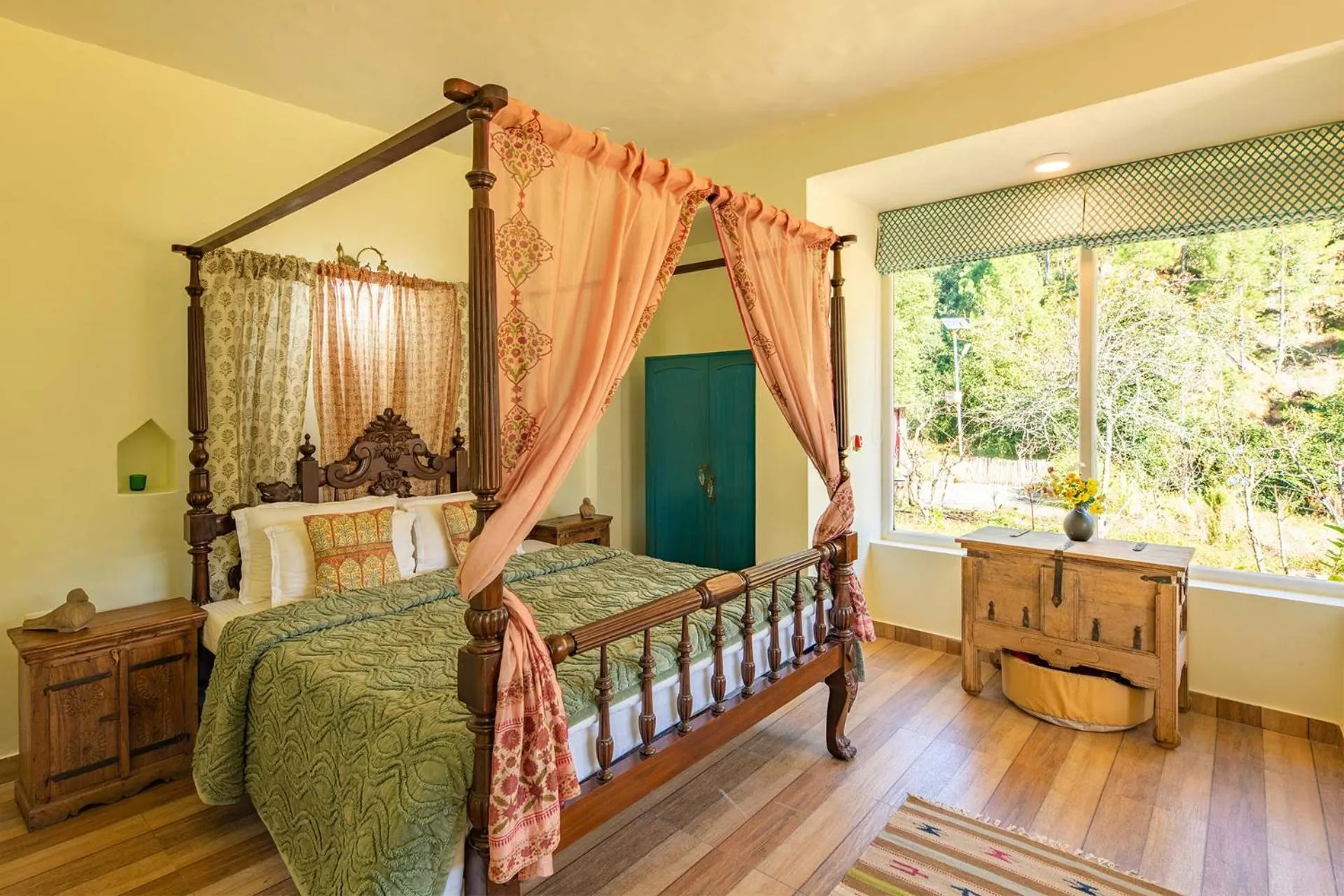 Bedroom, Bed in Hollyhock Cottage by VEO - Part of StayVista