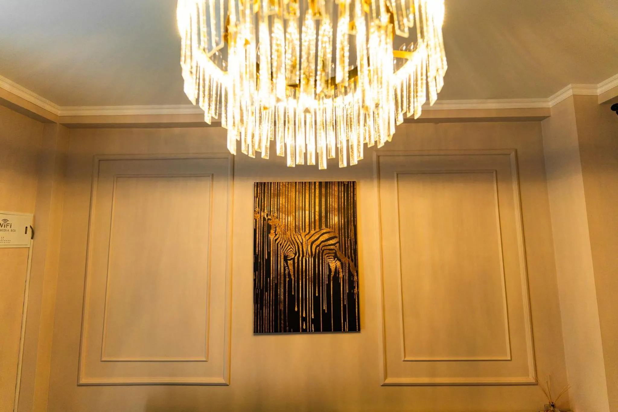 Seating area in Trinity Hotel