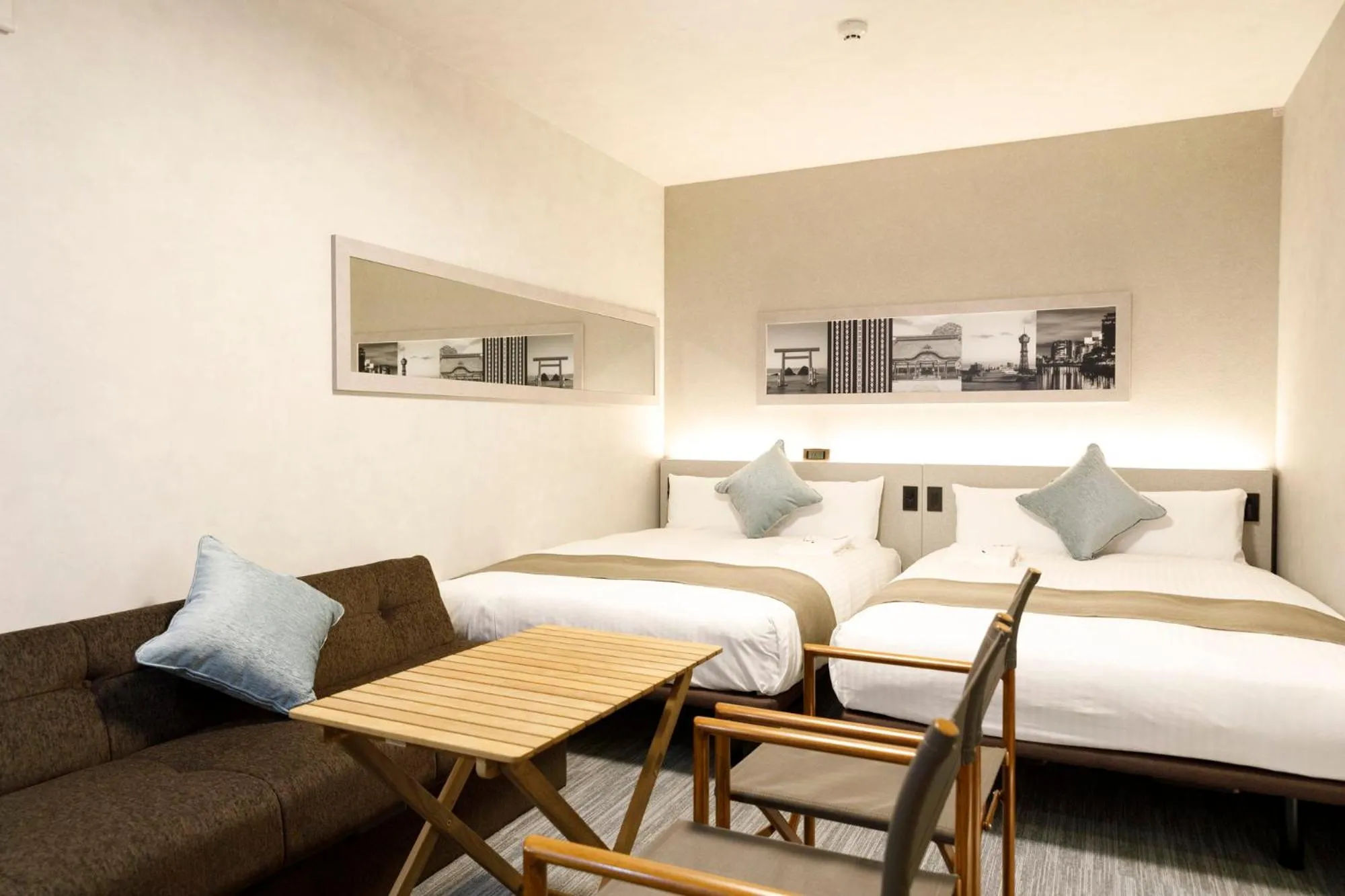 Photo of the whole room, Bed in HOTEL Third Place Hakata