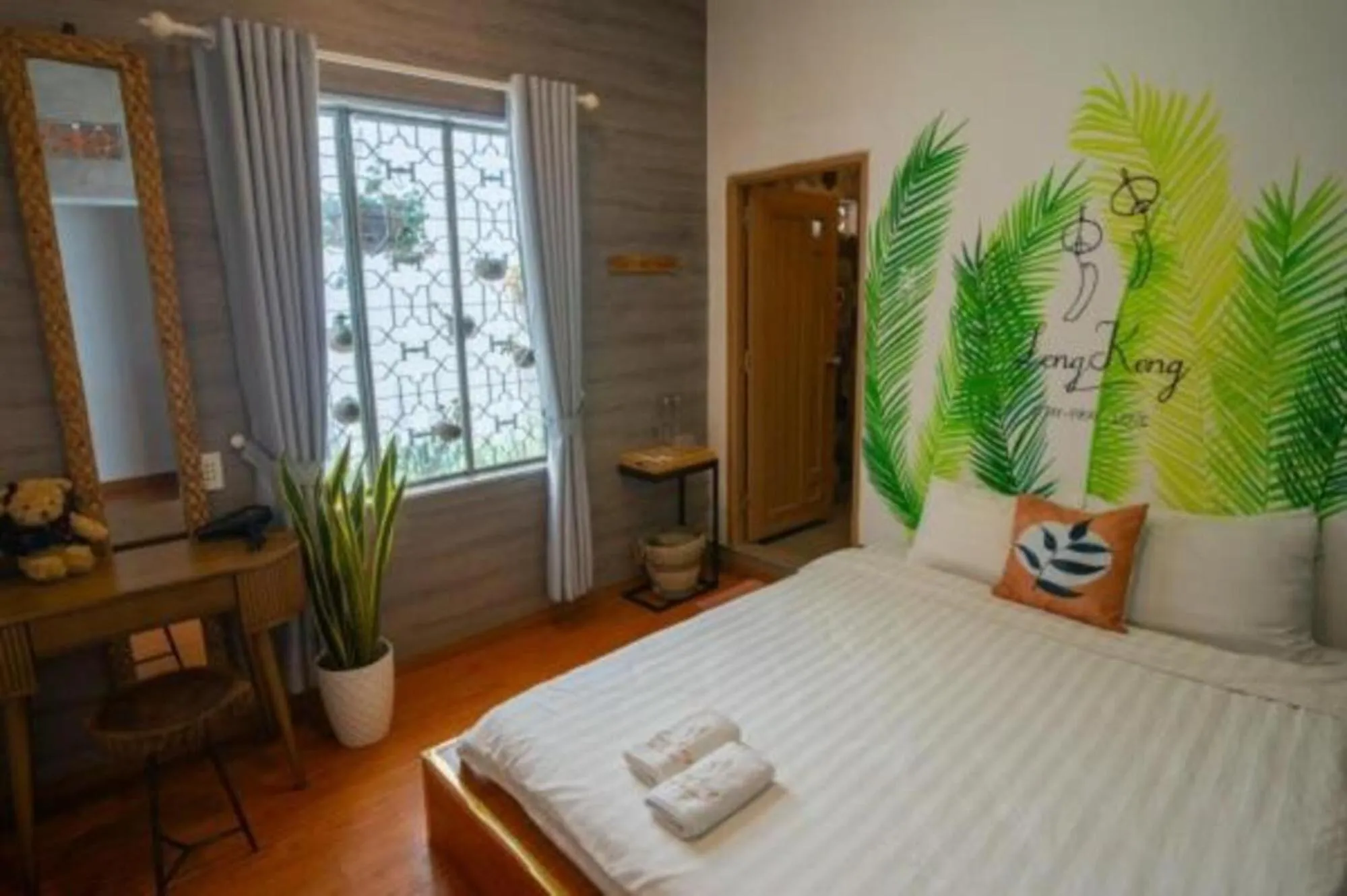 Bathroom, Bed in Lengkeng Da Lat Homestay