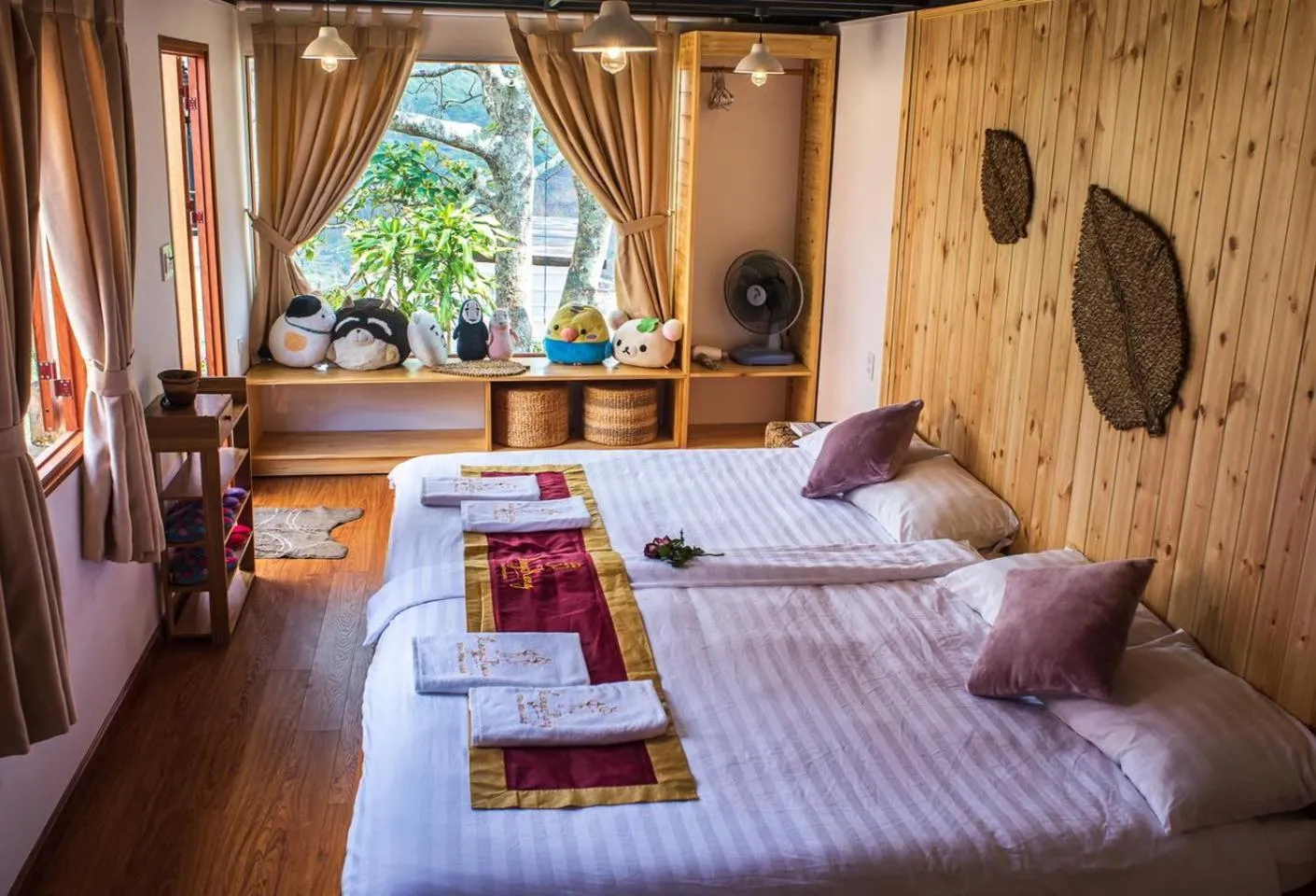 Bed in Lengkeng Da Lat Homestay