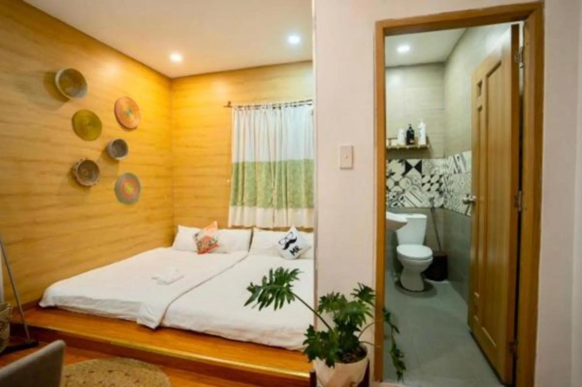 Toilet, Bed in Lengkeng Da Lat Homestay