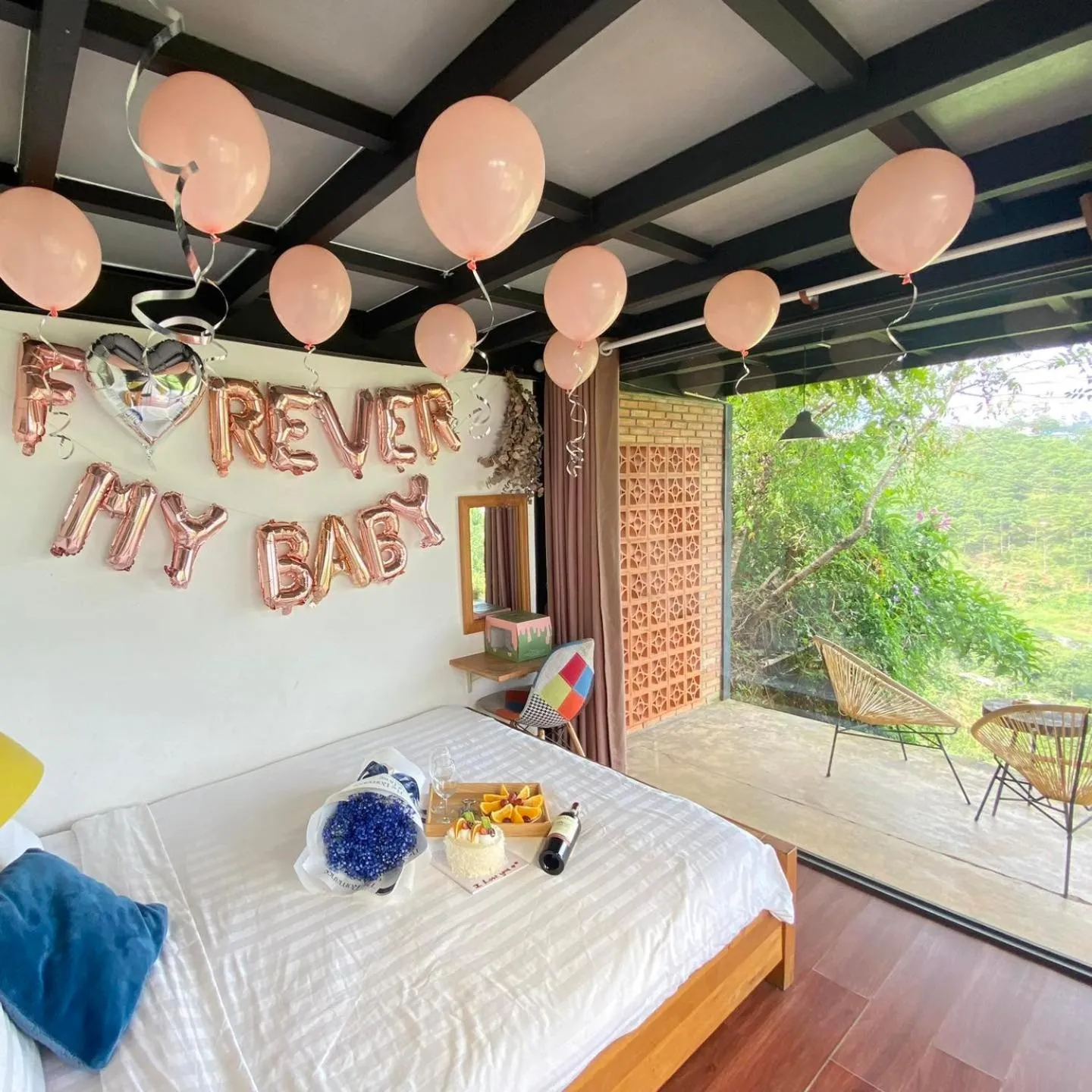 Bed in Lengkeng Da Lat Homestay