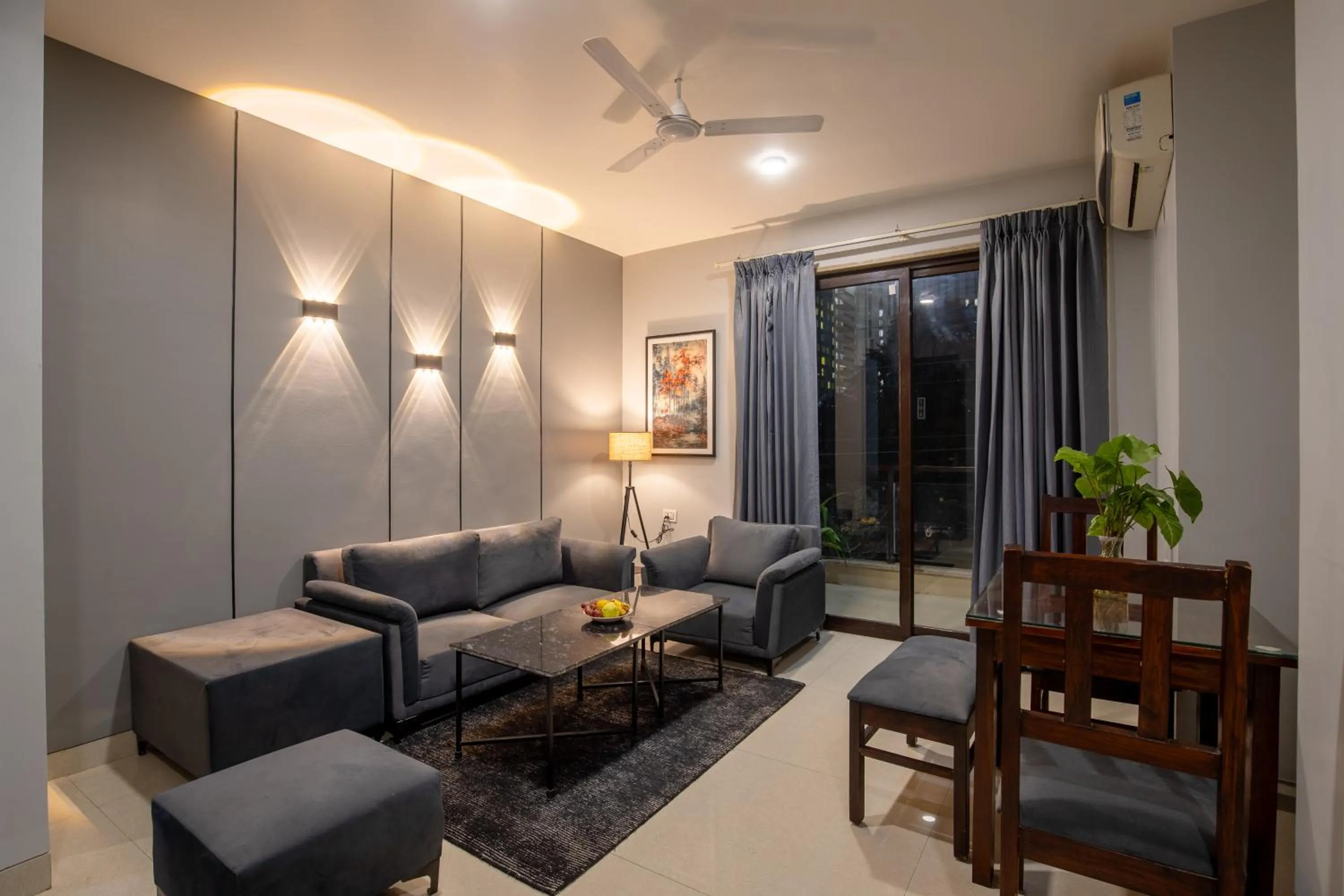 Living room in BedChambers Serviced Apartment, Medicity