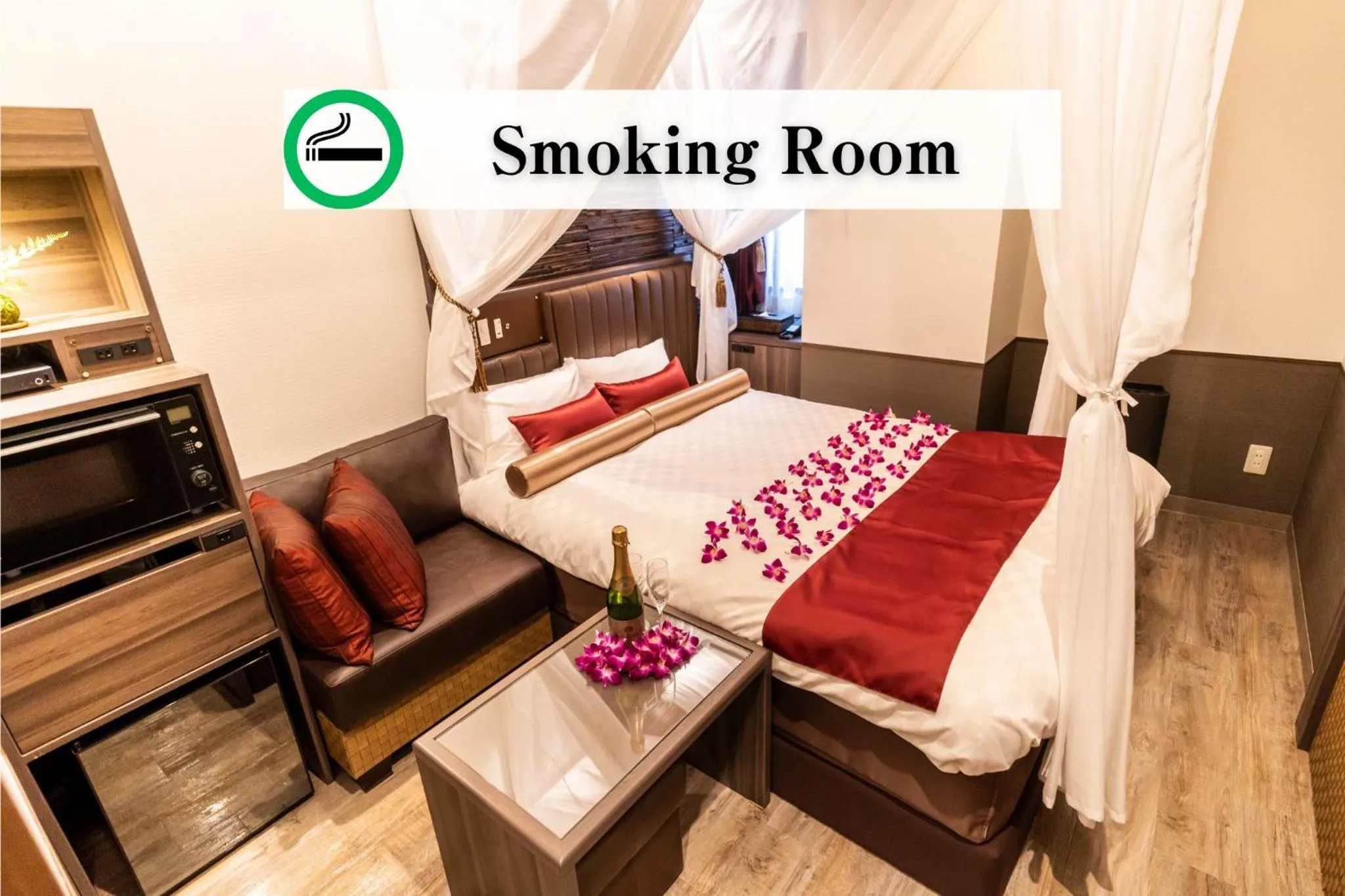 Bed in BaliAn Resort Forest Ikebukuro