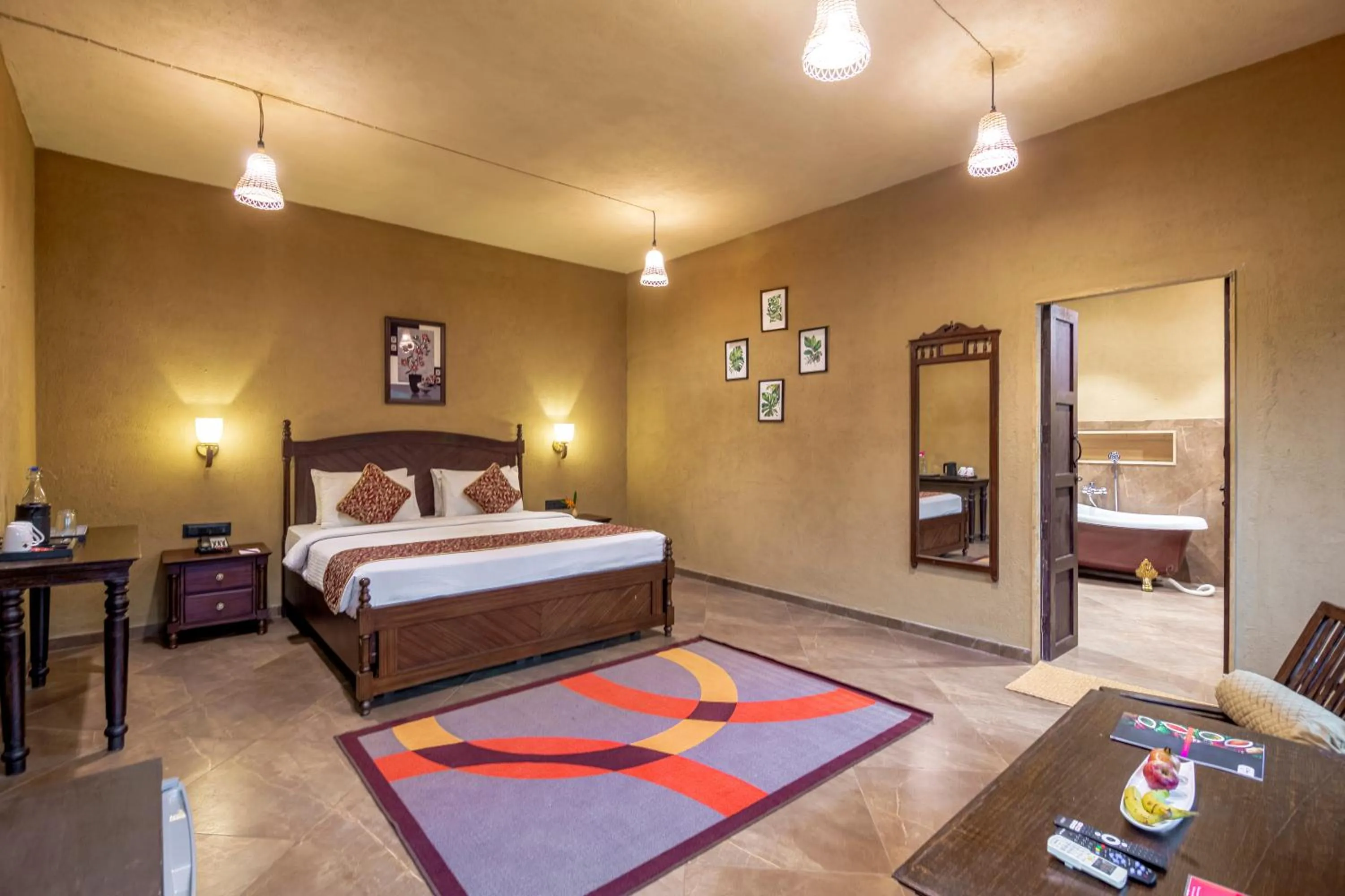 Bedroom, Bed in Sterling Orient Woods Pench