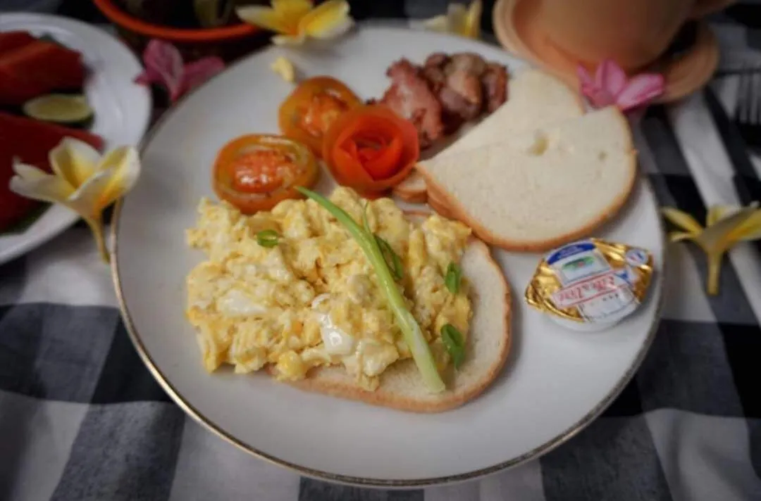 Continental breakfast in Kubu Verra Seminyak