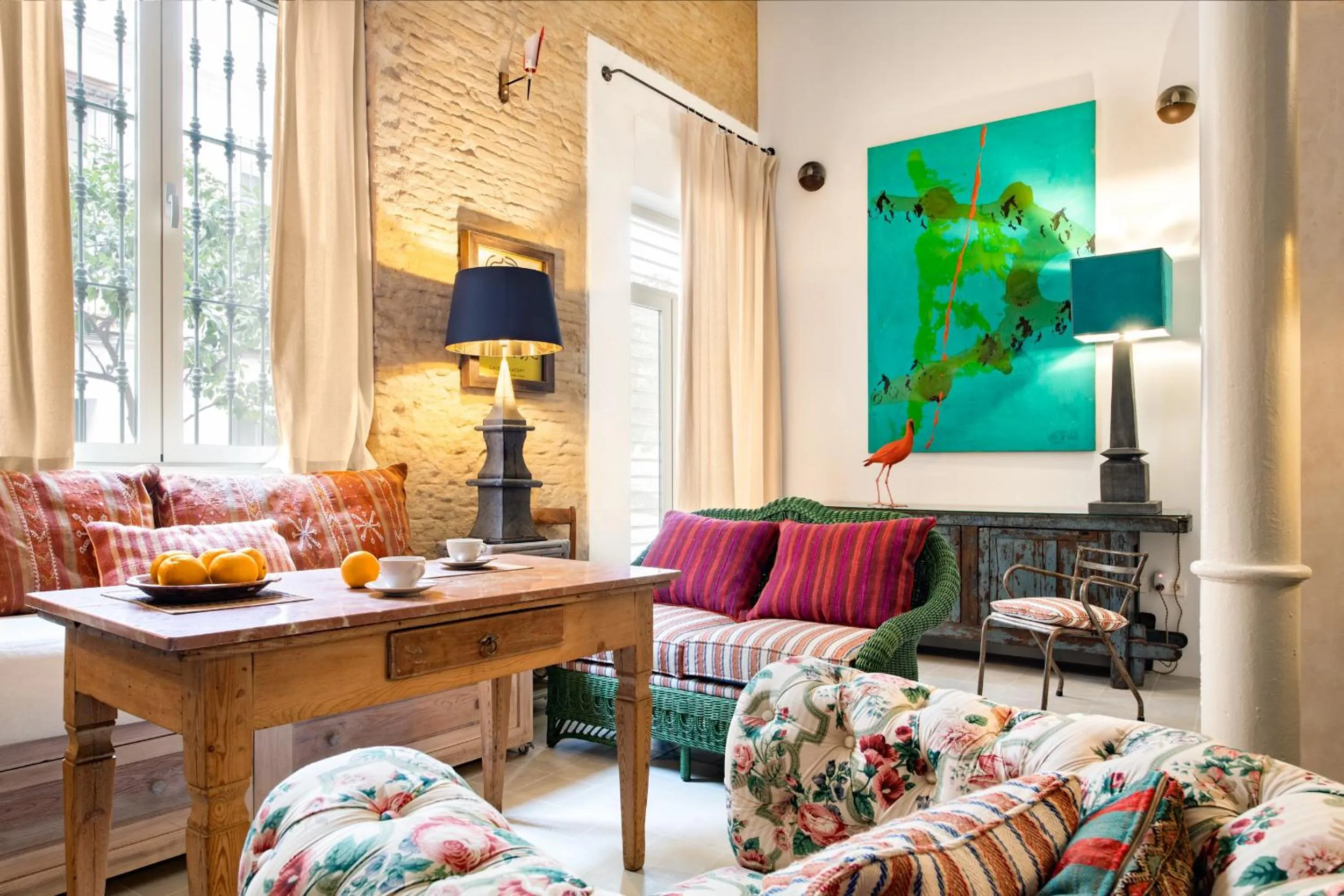 Living room in CSE San Bernardo