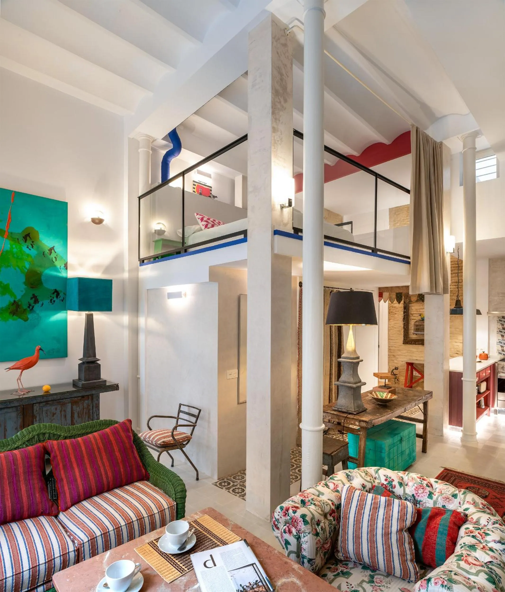 Living room in CSE San Bernardo