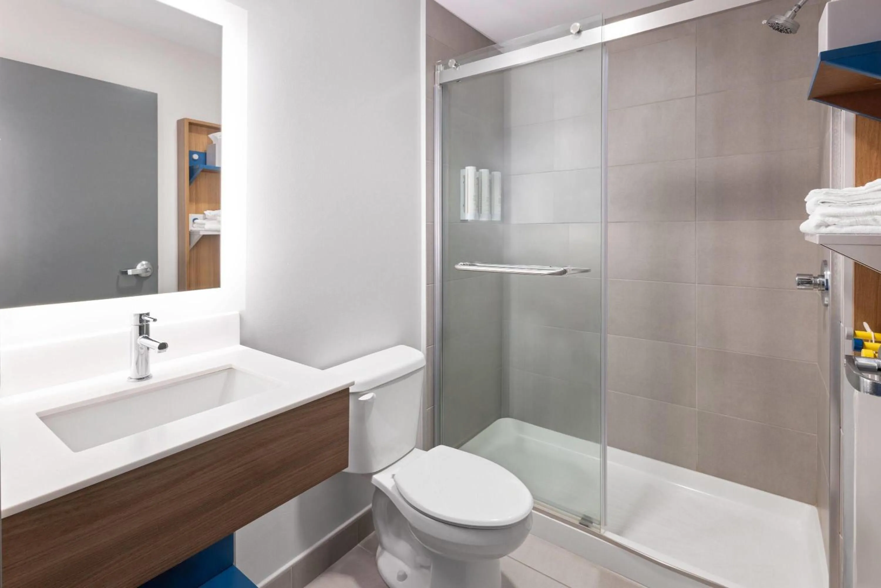 Bathroom in Microtel Inn & Suites by Wyndham Rehoboth Beach