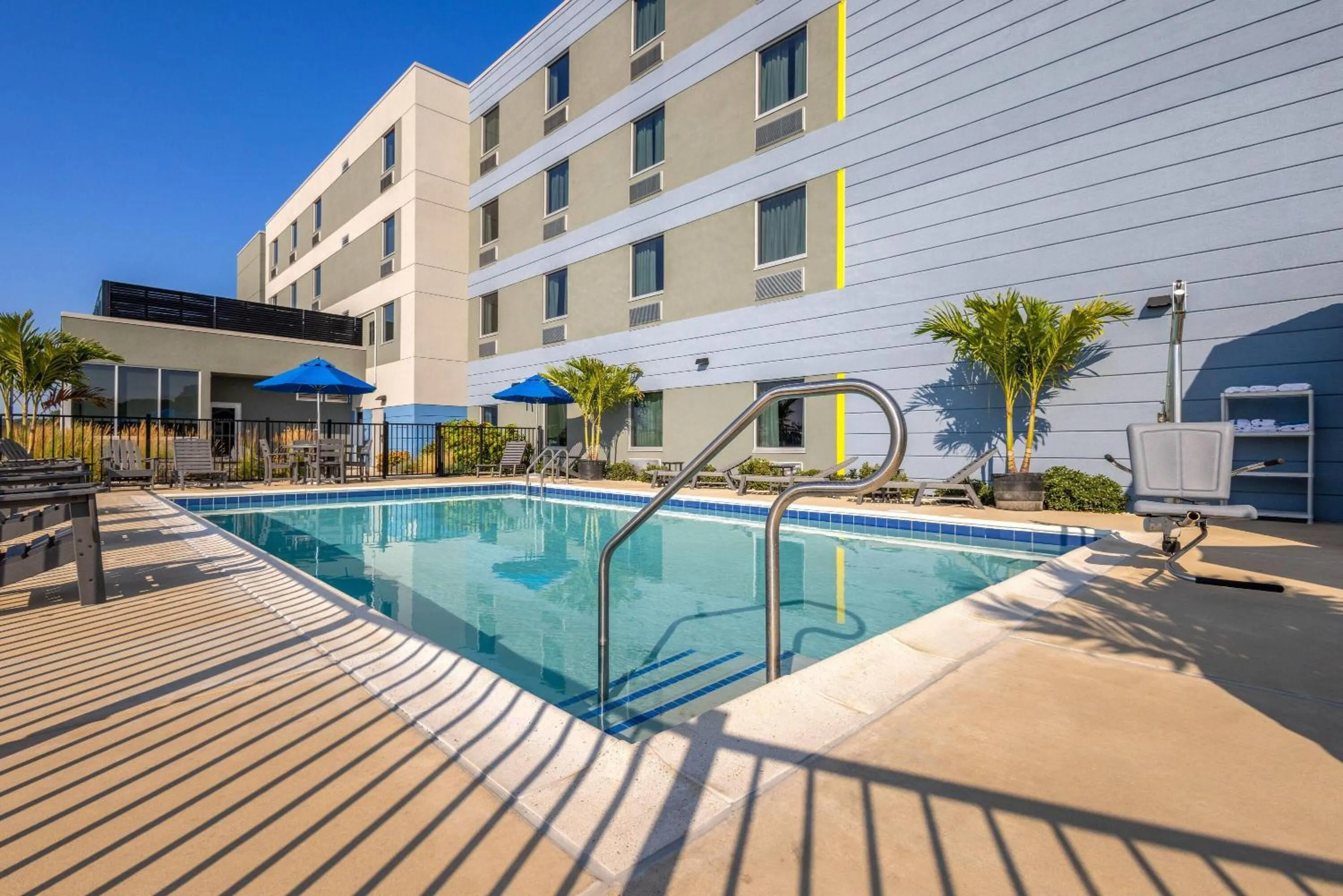 Swimming pool in Microtel Inn & Suites by Wyndham Rehoboth Beach