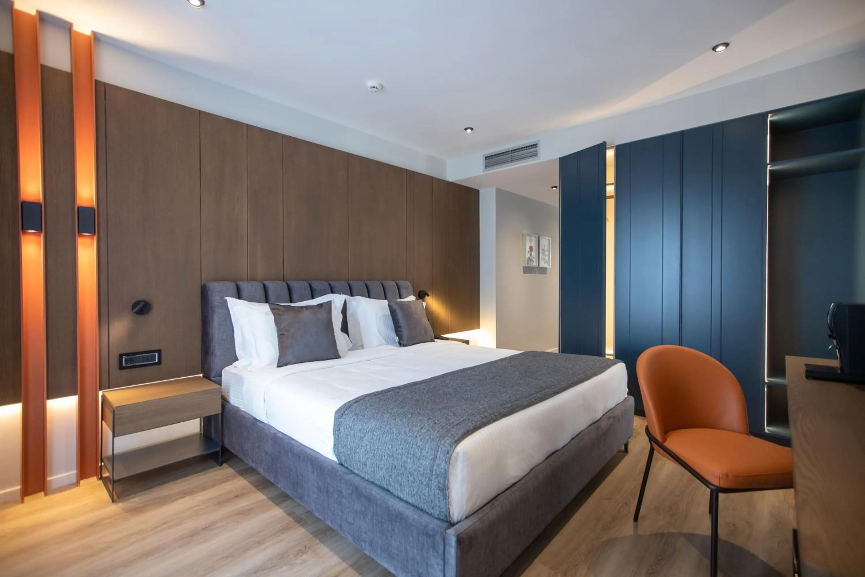 Bed in Hotel Elisa Tirana Affiliated by Meliá