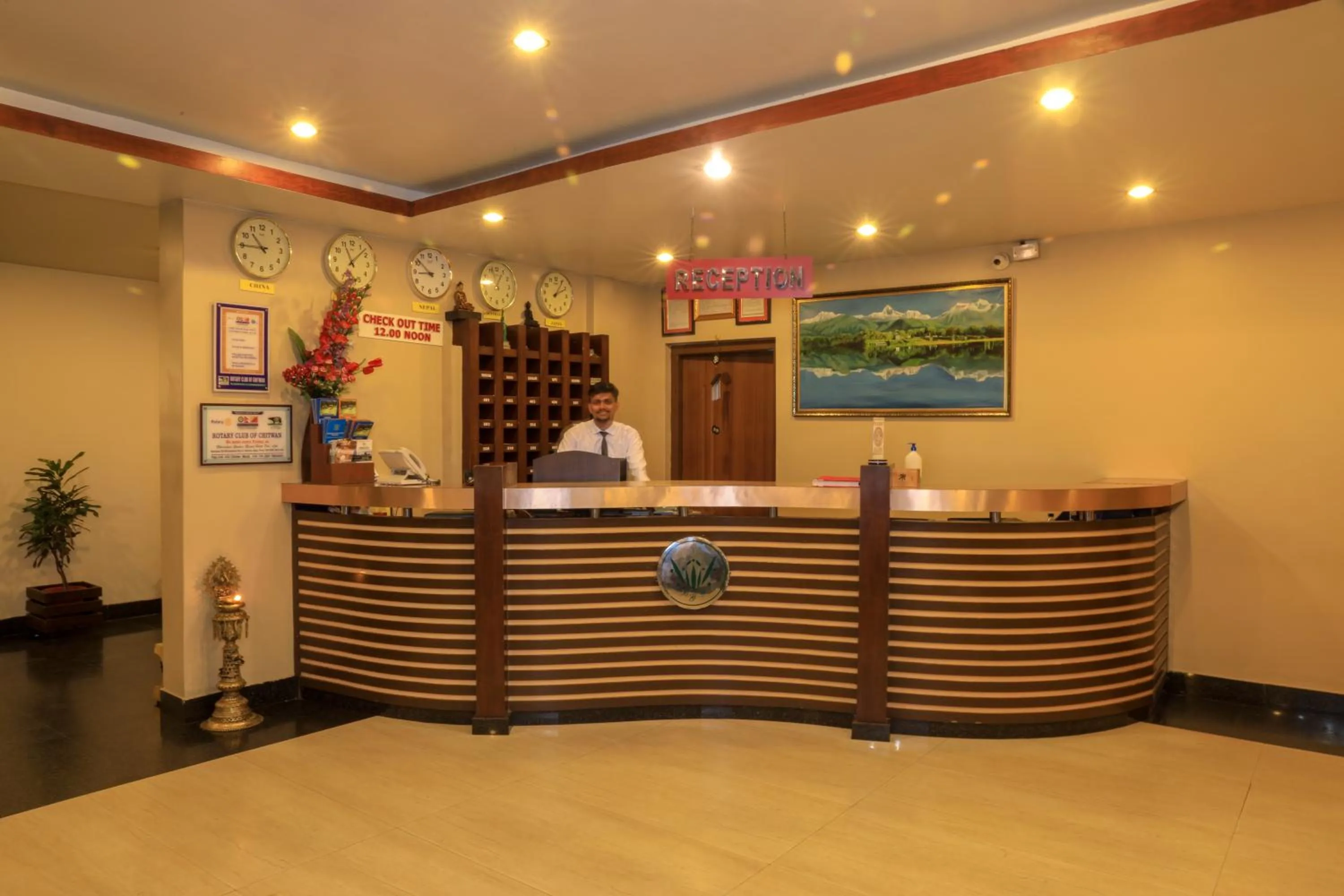 Lobby or reception in Bharatpur Garden Resort