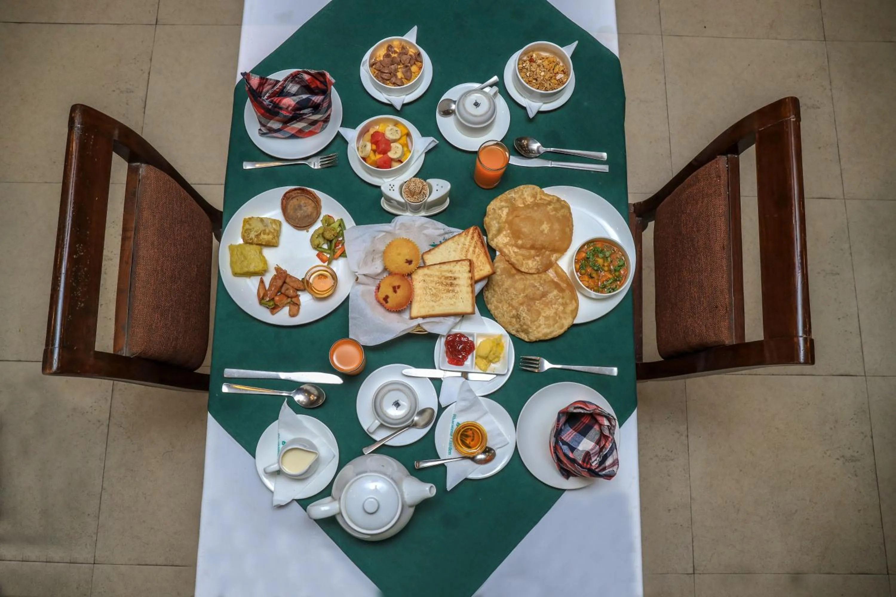 Breakfast in Bharatpur Garden Resort