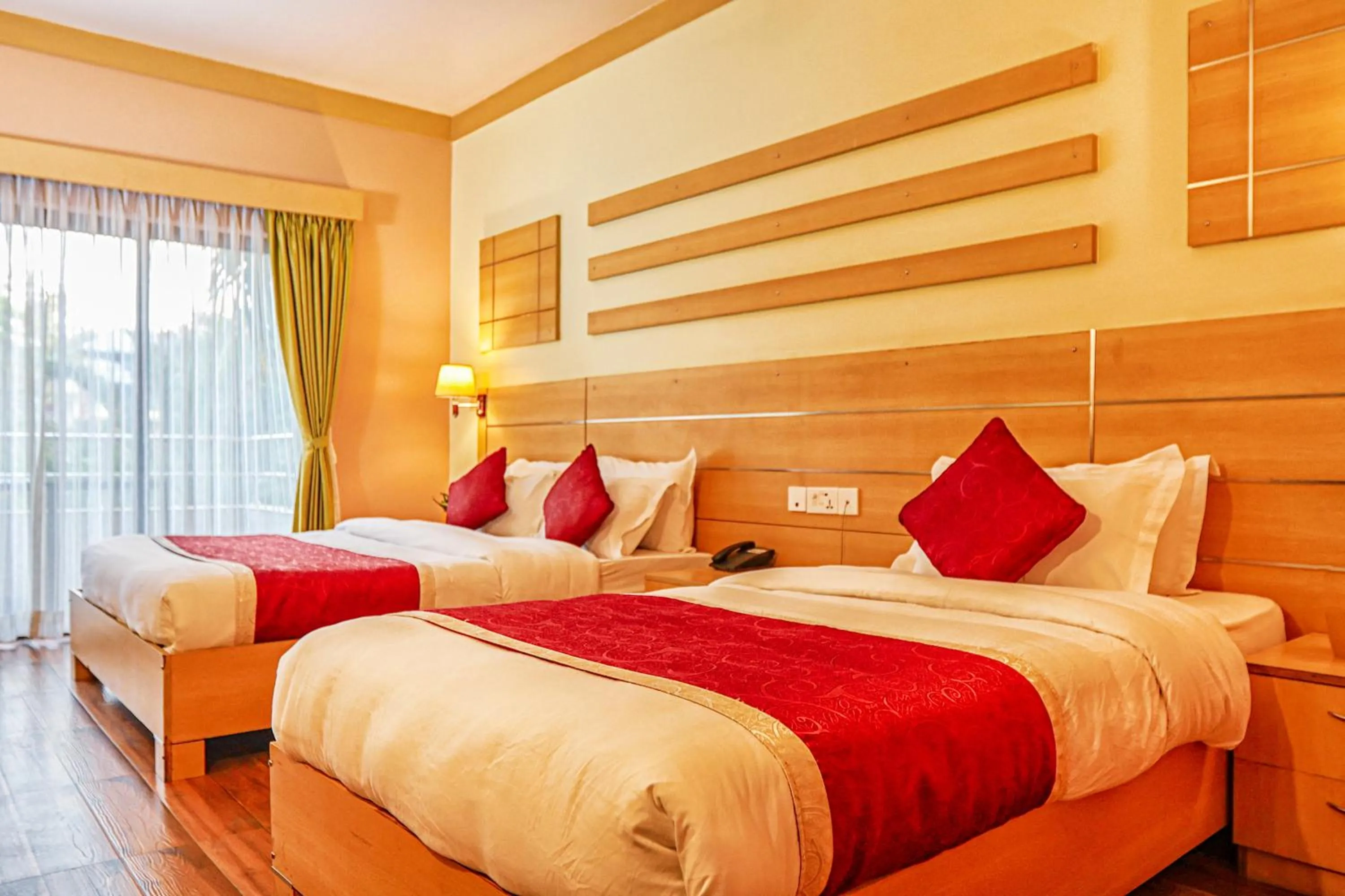 Bed in Bharatpur Garden Resort