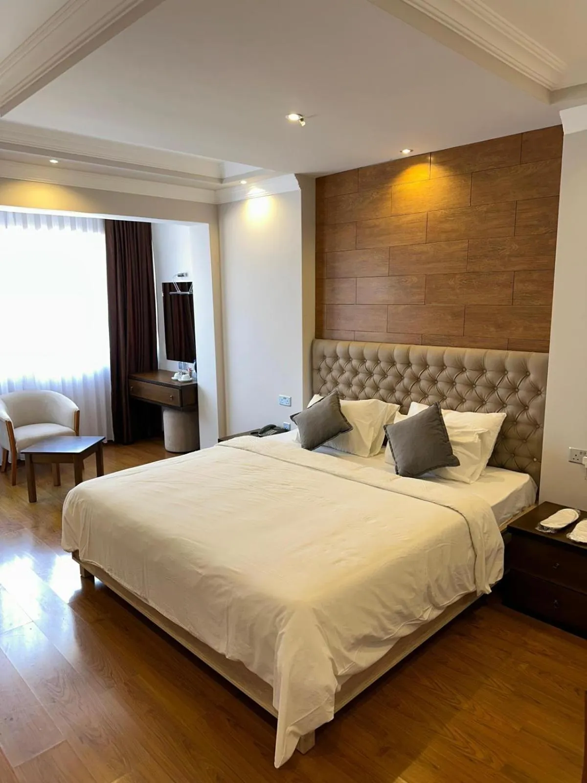 Bed in Mountain View Hotel