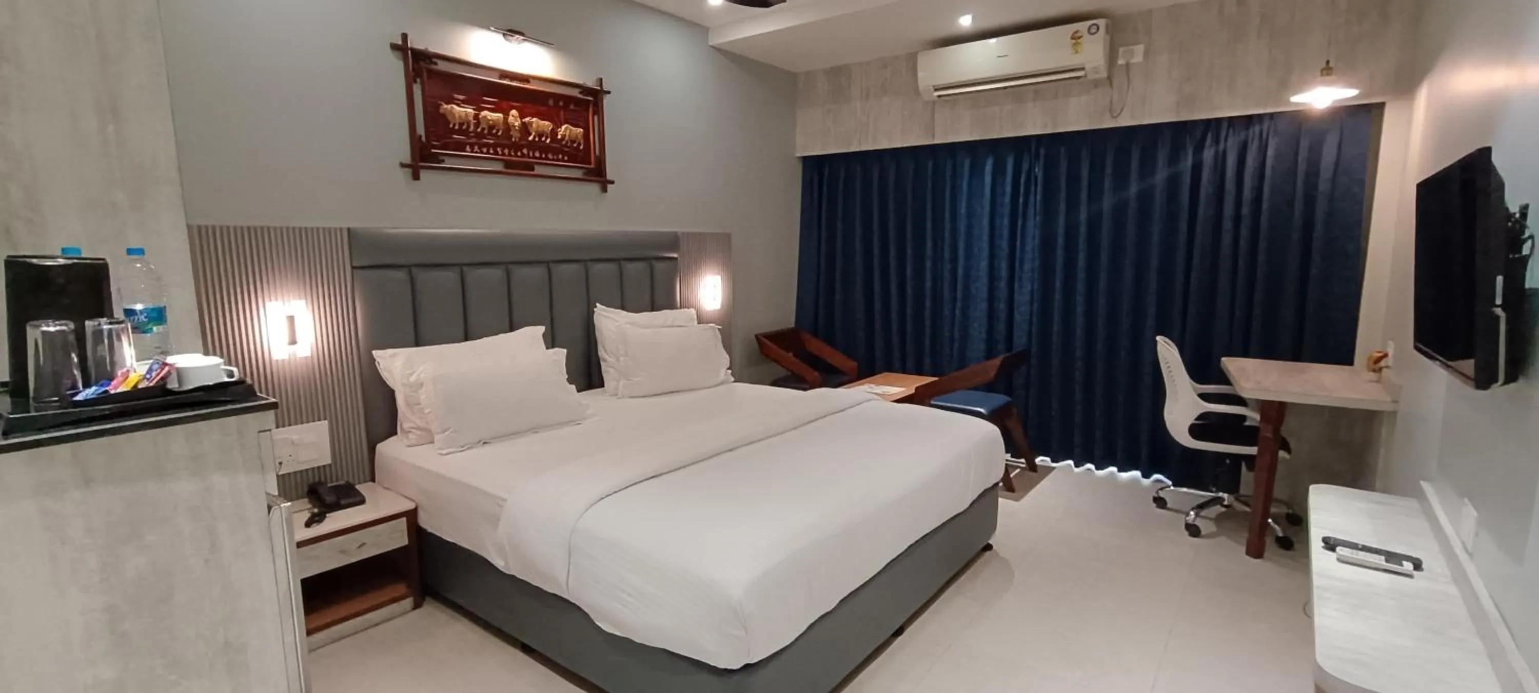 Bedroom, Bed in Hotel Lee Garden Near to Blue Flag Beach 500 Mtrs
