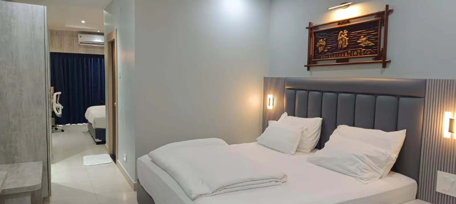 Bedroom, Bed in Hotel Lee Garden Near to Blue Flag Beach 500 Mtrs