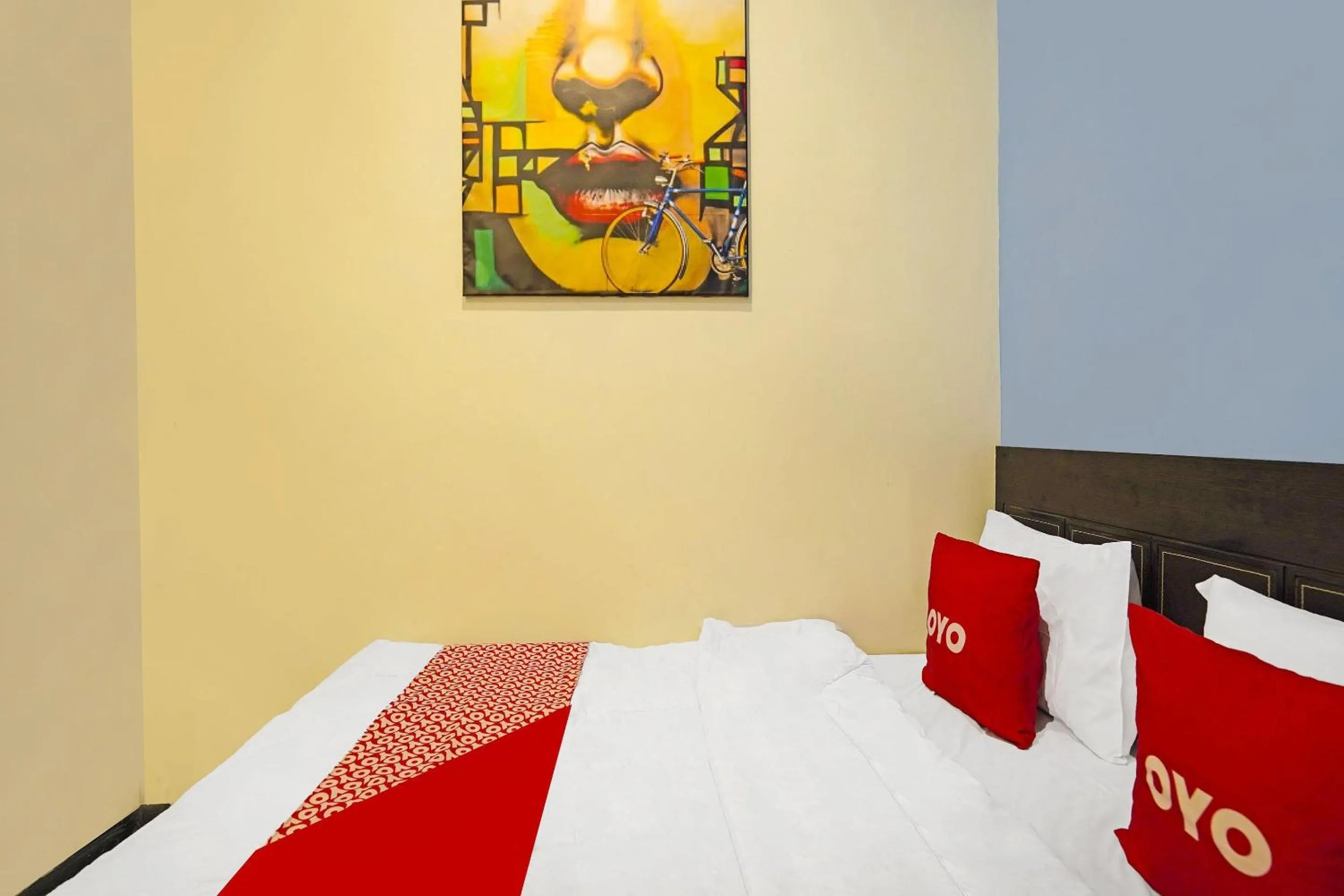 Bedroom, Bed in OYO Life 91867 Gangnam Style Kutai