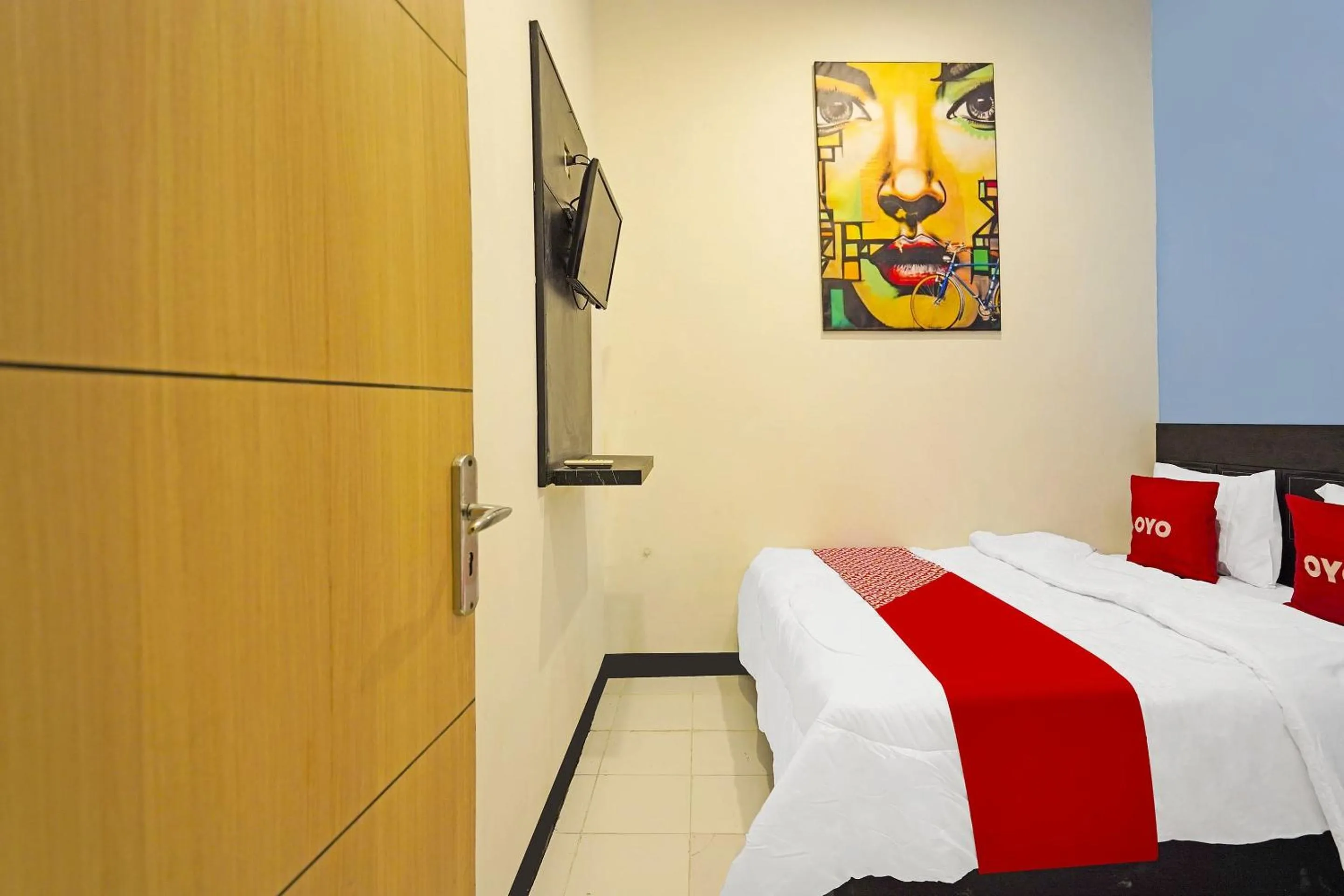 Bedroom, Bed in OYO Life 91867 Gangnam Style Kutai