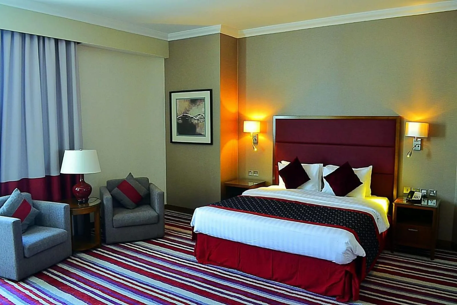 Bed in Wonder Palace Hotel Qatar