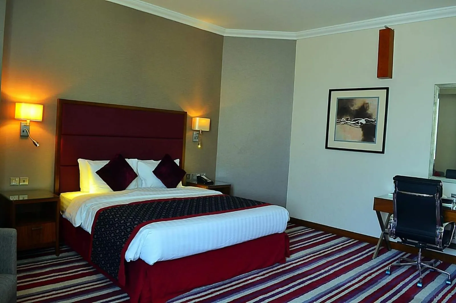 Bed in Wonder Palace Hotel Qatar