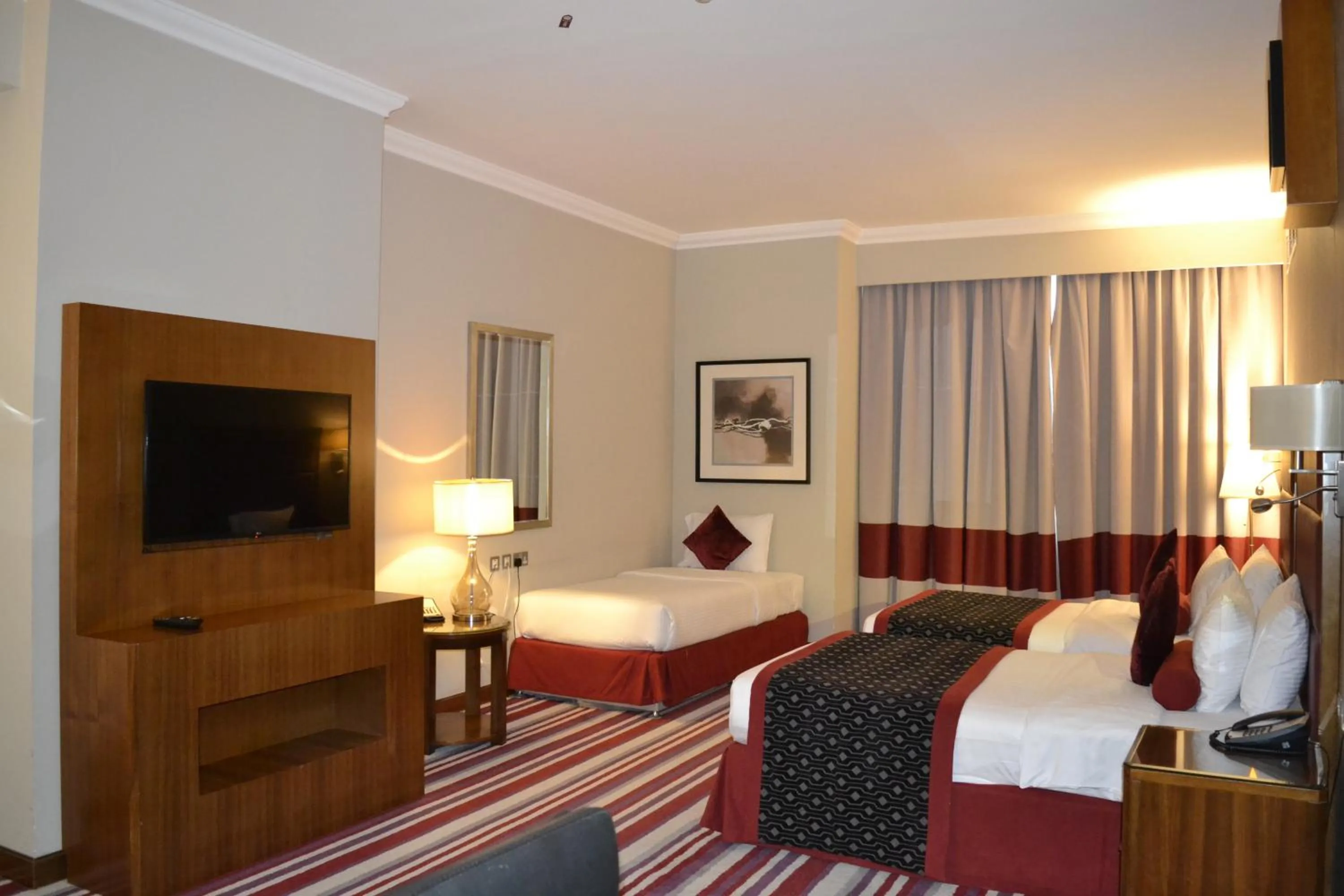 Bed in Wonder Palace Hotel Qatar