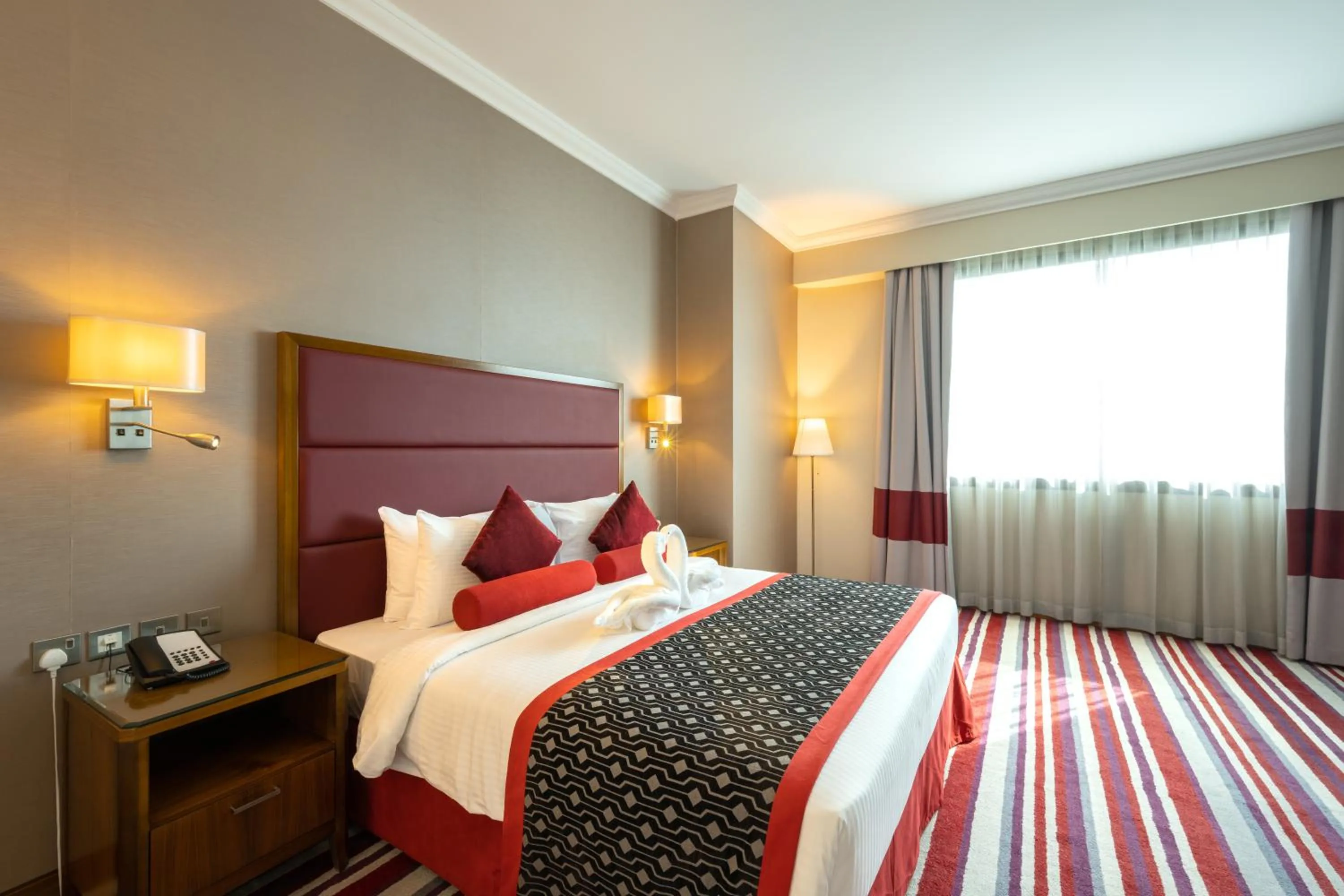 Bed in Wonder Palace Hotel Qatar