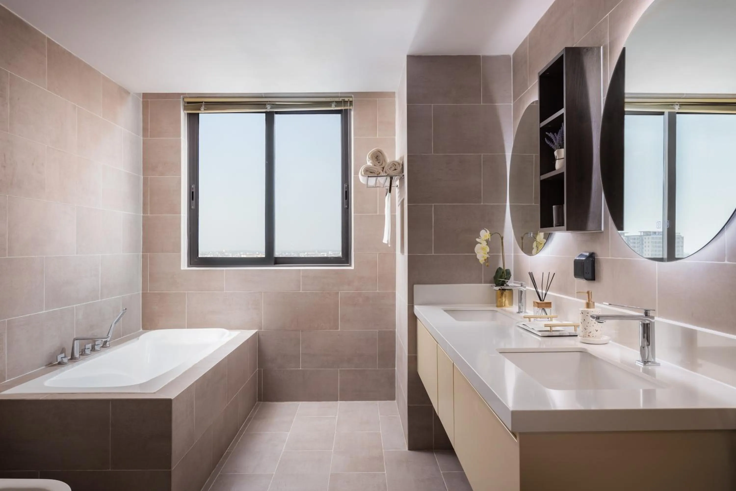 Bathroom in TK Central Serviced Apartments