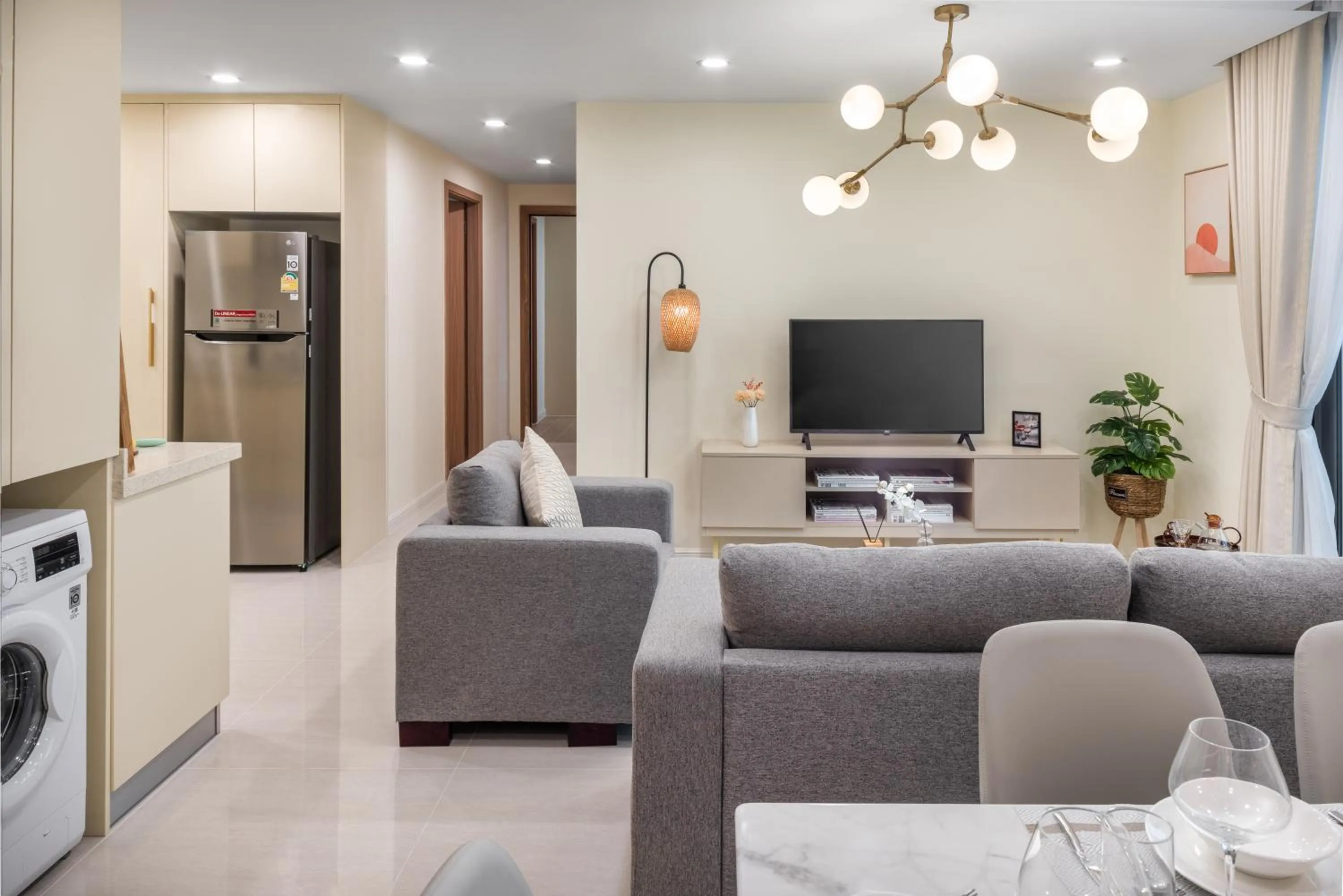 Living room in TK Central Serviced Apartments