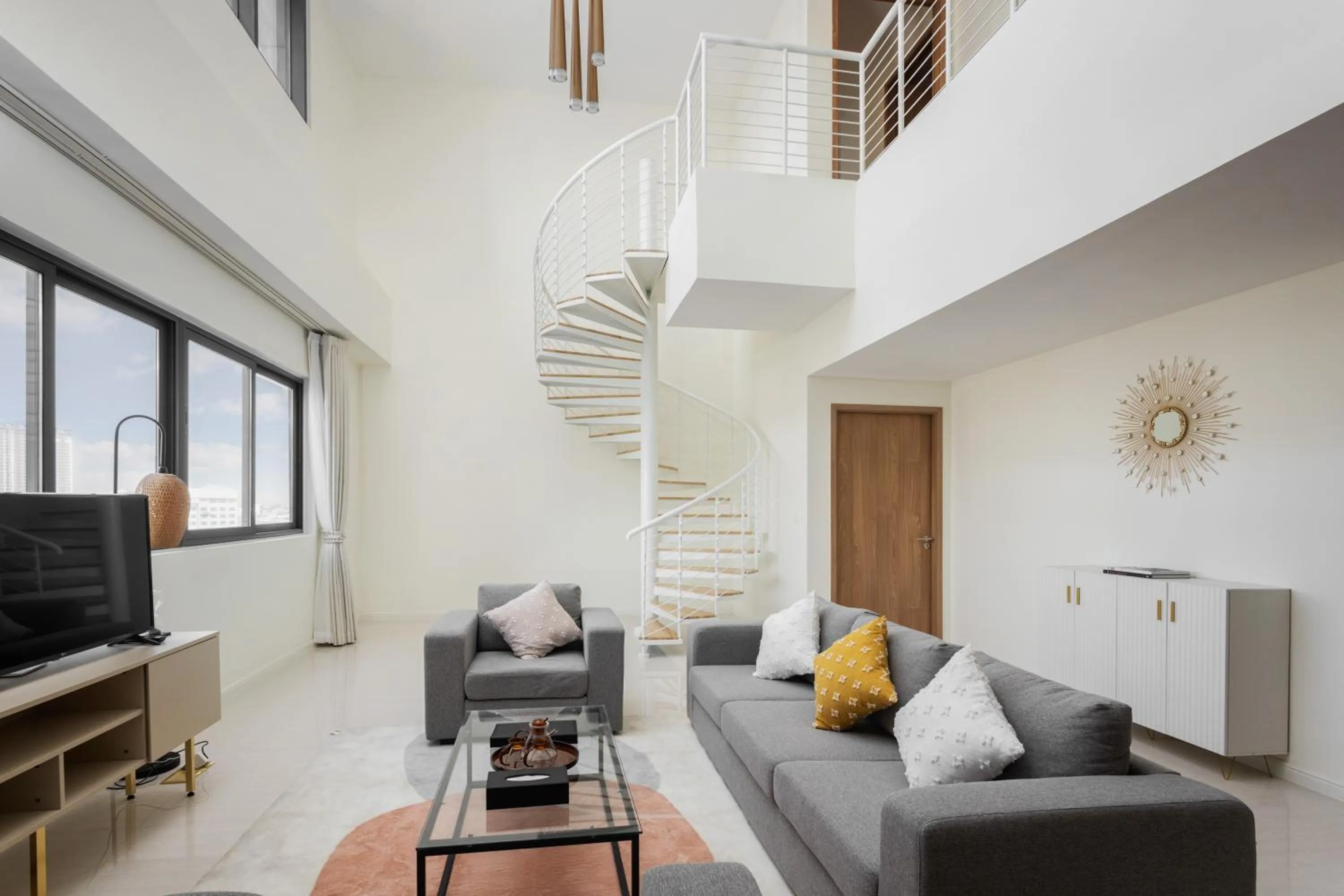 TV and multimedia in TK Central Serviced Apartments