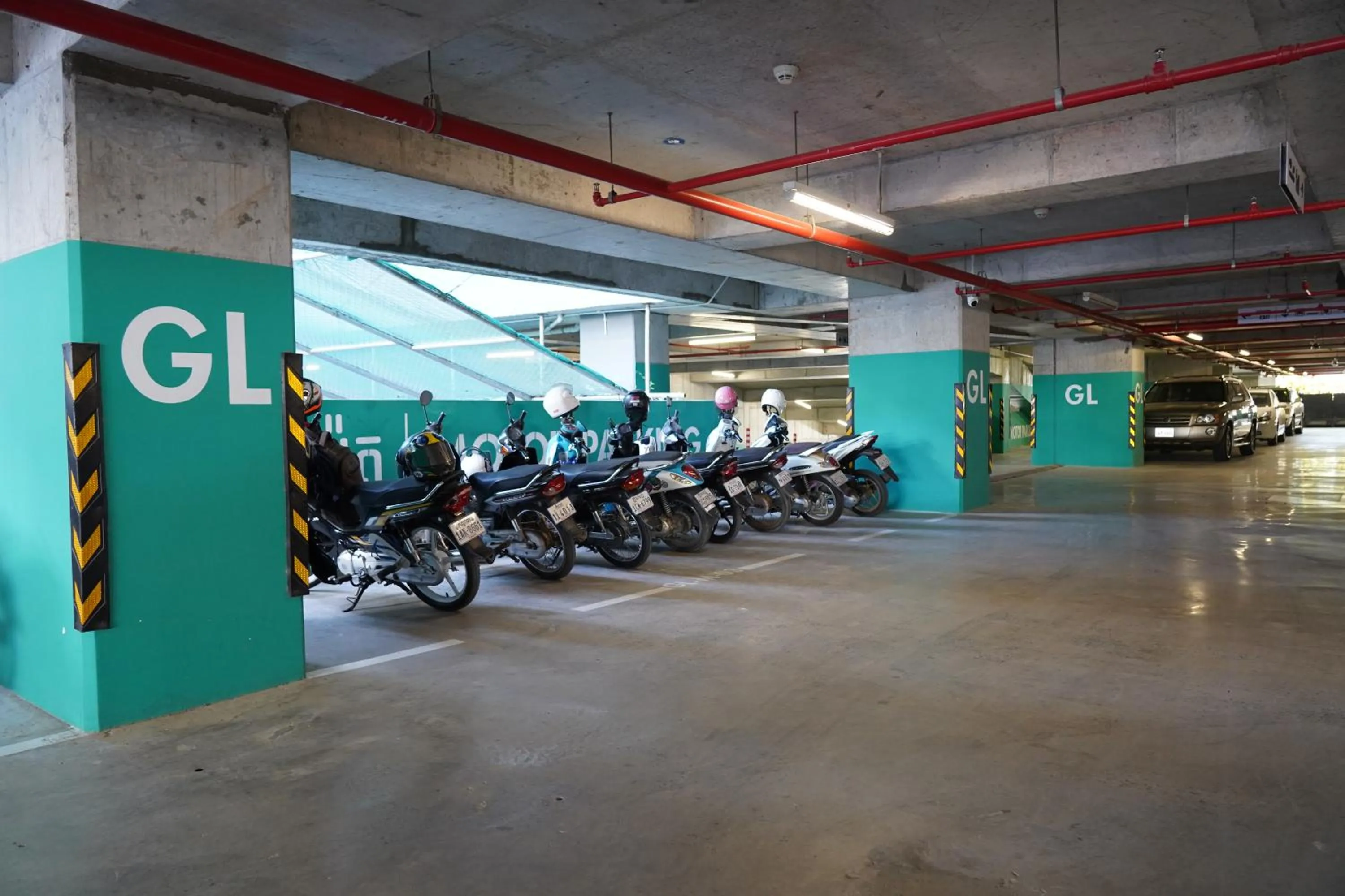 Parking in TK Central Serviced Apartments