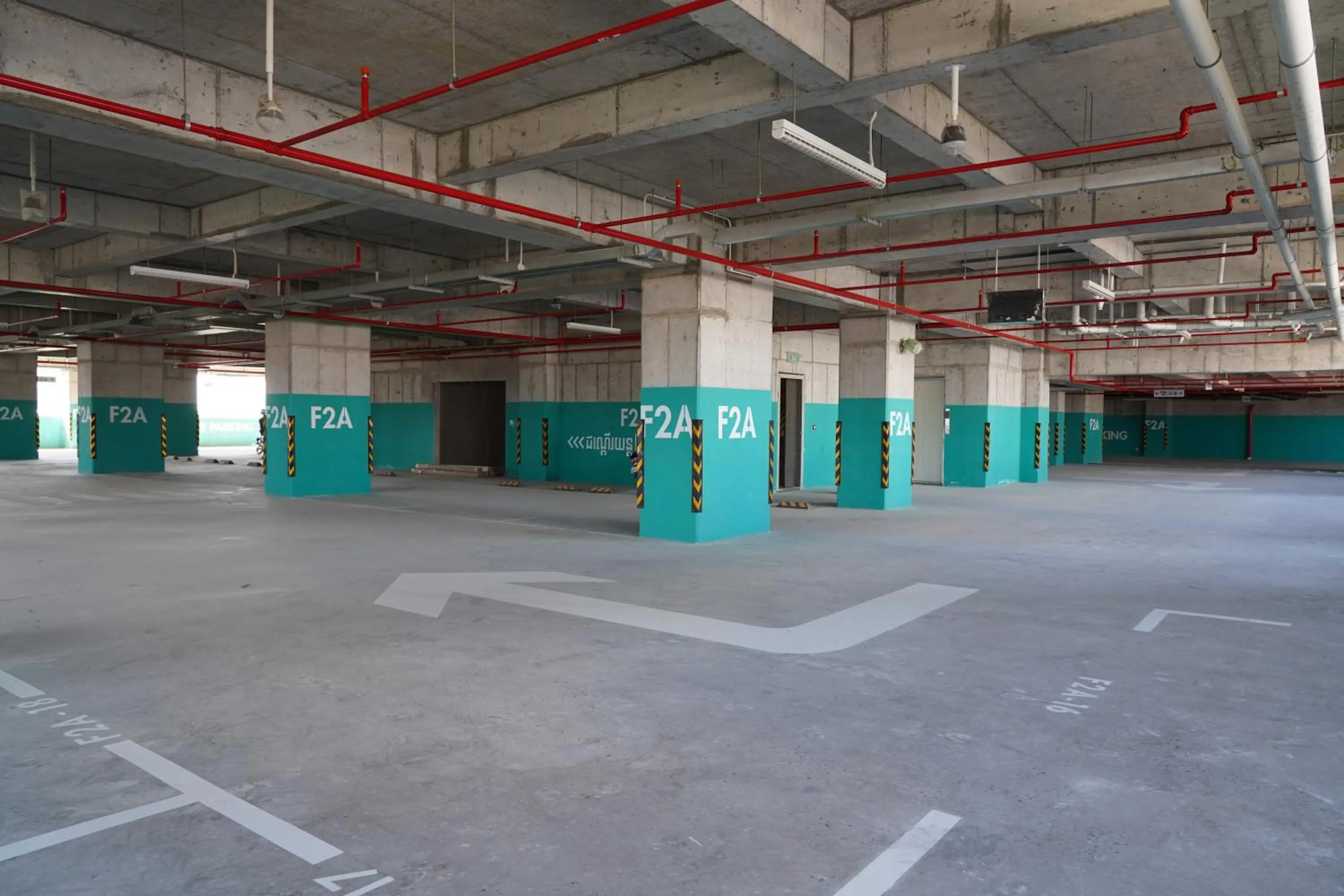 Parking in TK Central Serviced Apartments