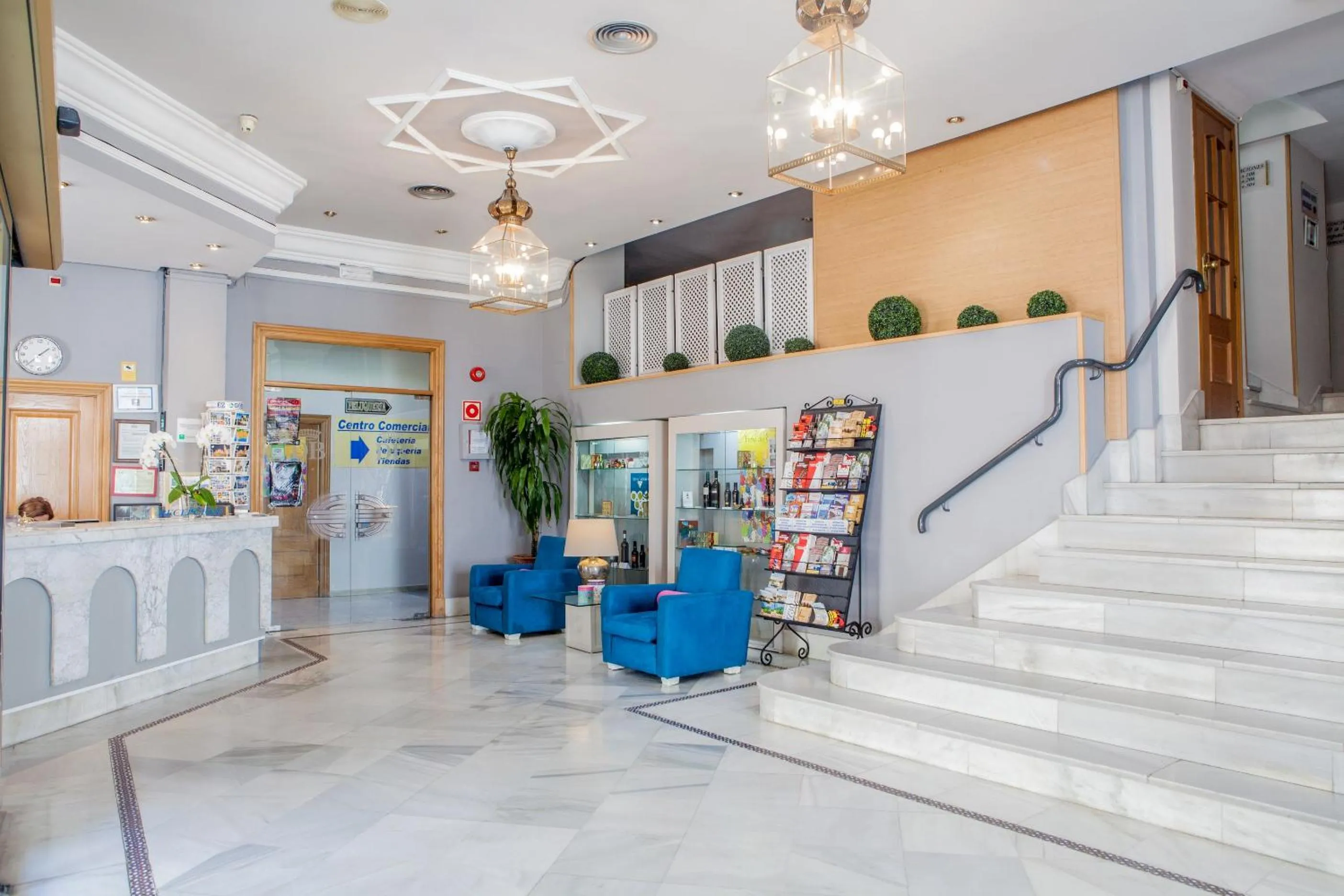 Lobby or reception in Hotel Doña Blanca