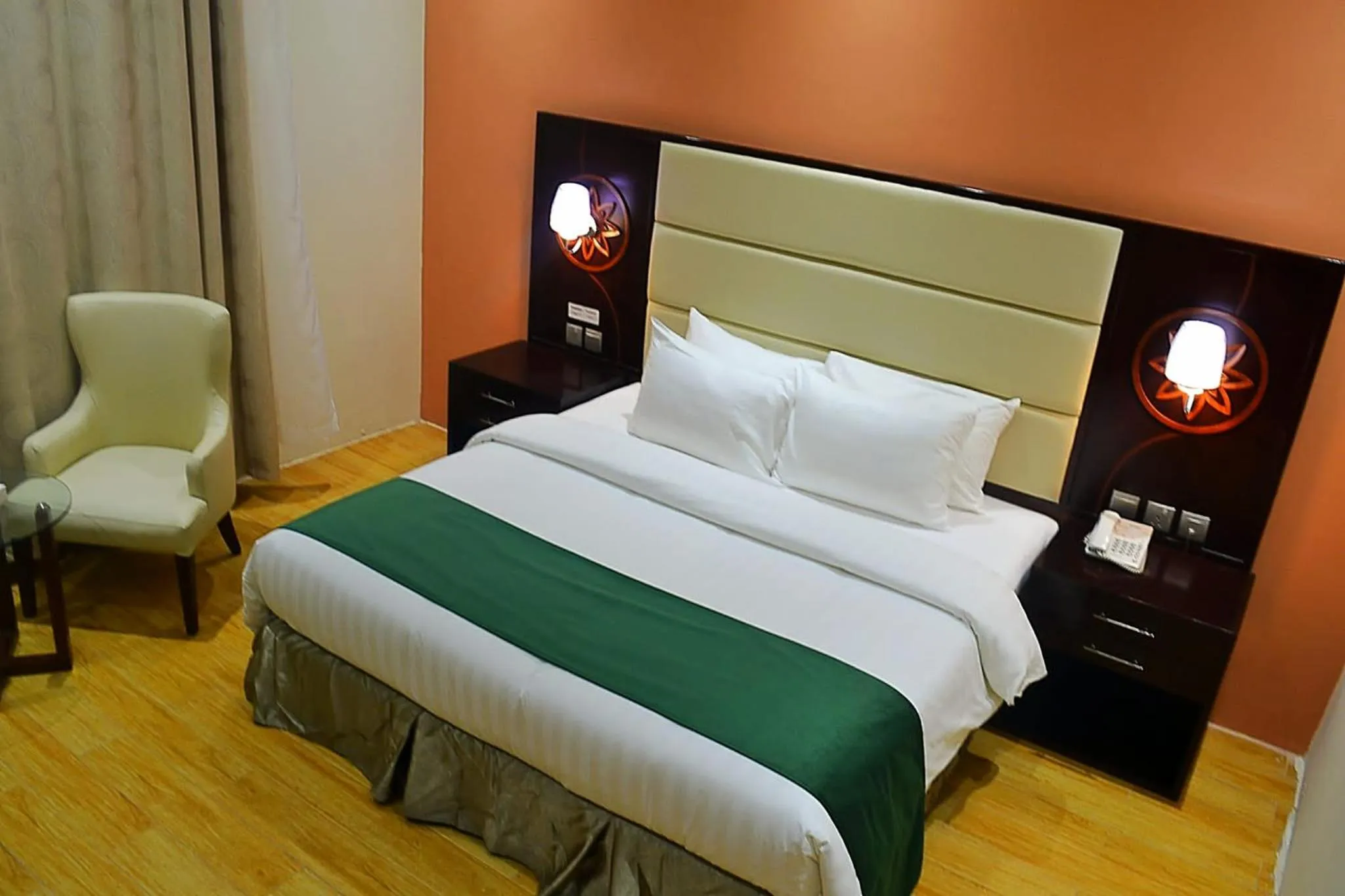 Bed in Palm Inn Hotel Doha