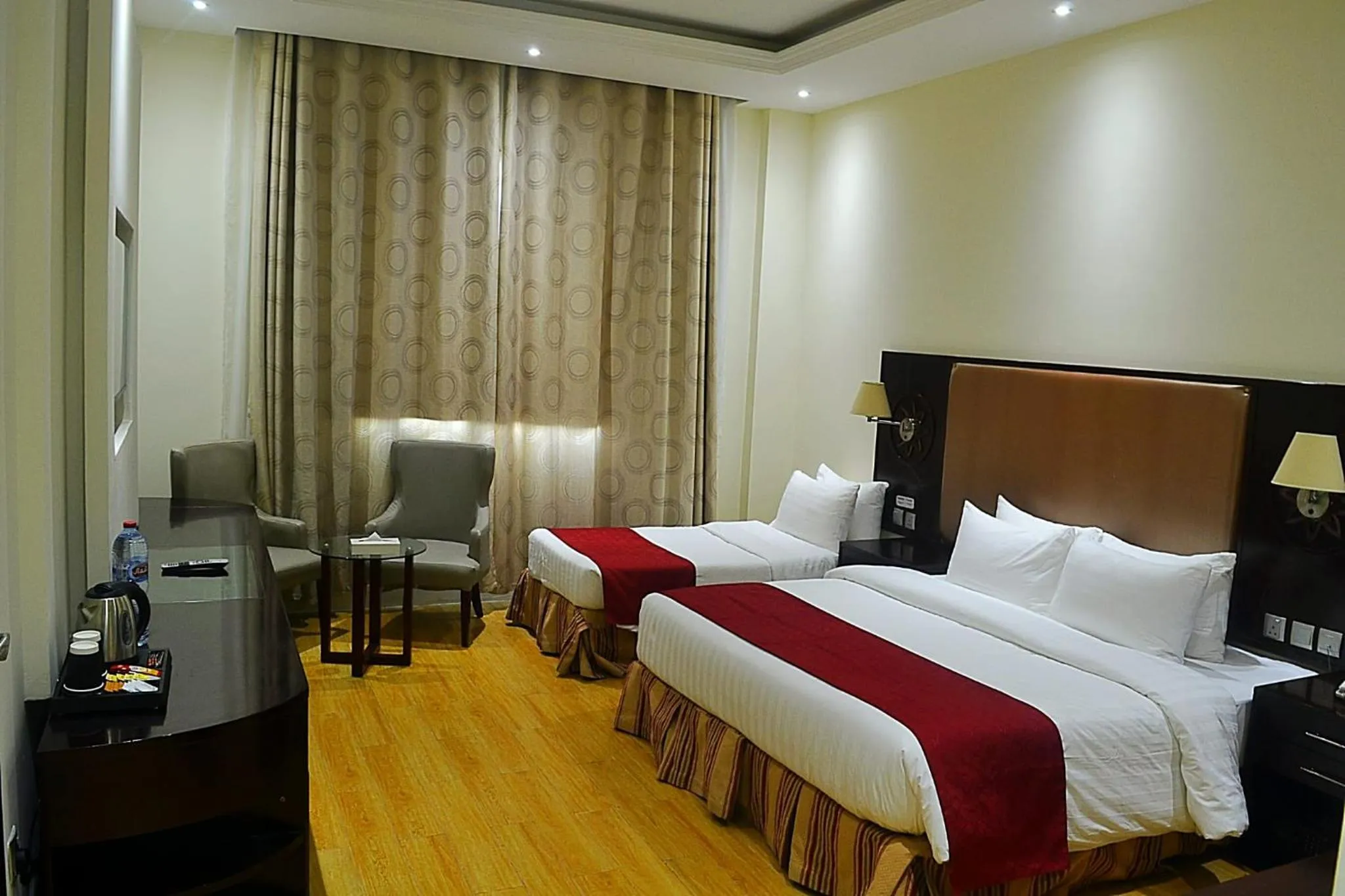 Bed in Palm Inn Hotel Doha