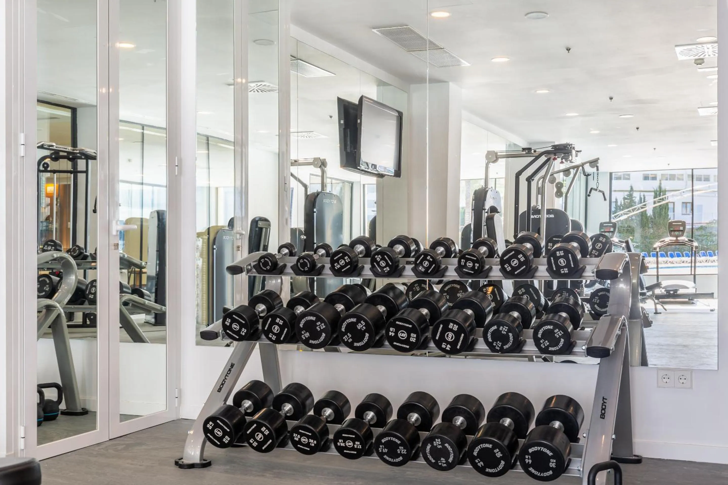 Fitness centre/facilities in Hotel Samos