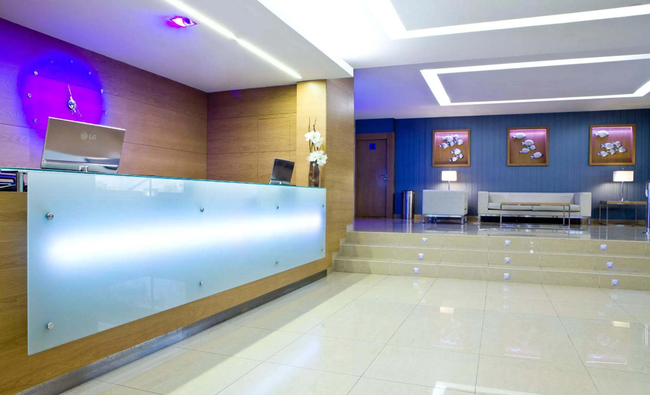 Lobby or reception in Hotel Samos