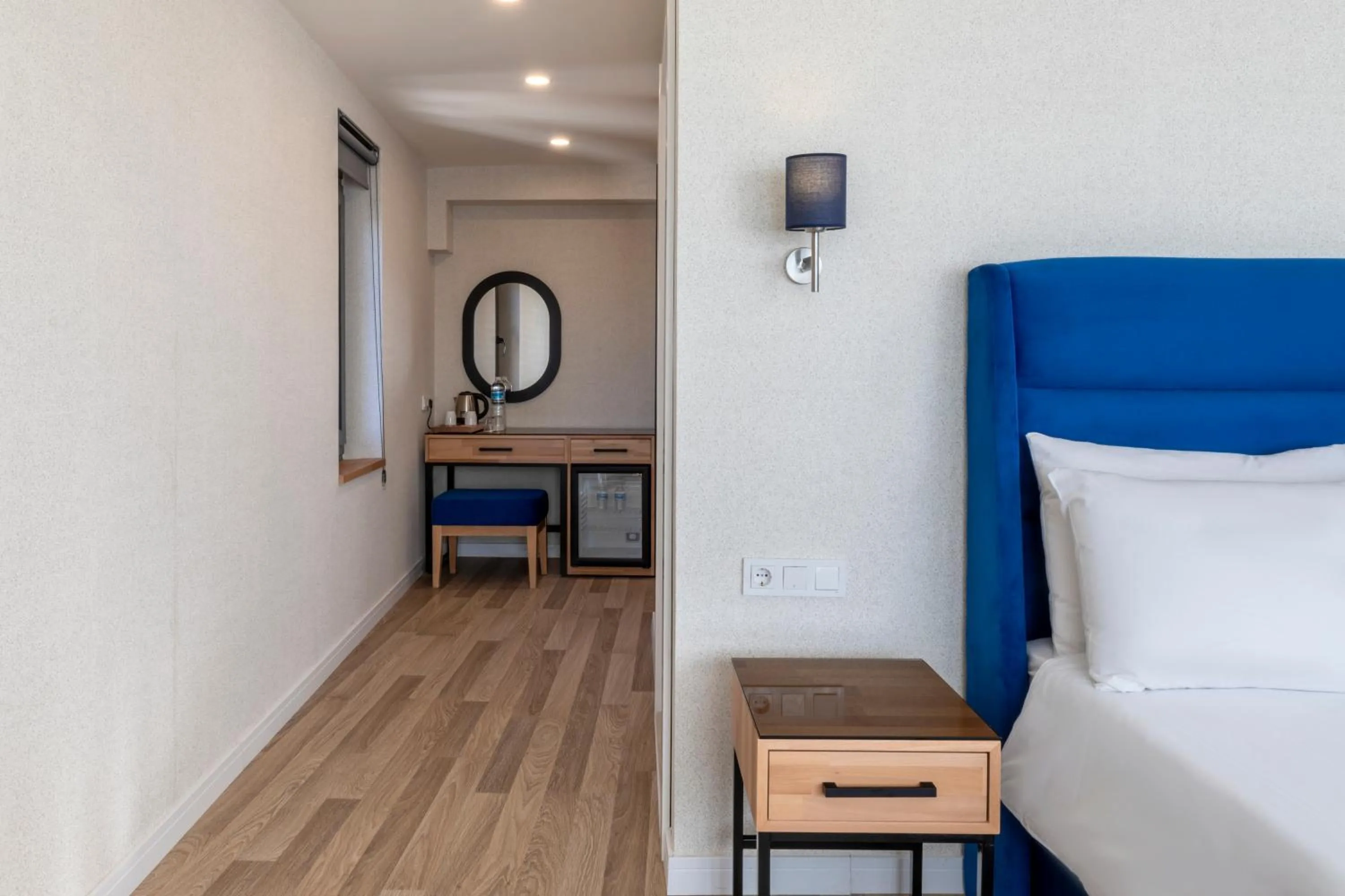 Decorative detail, Bed in Union Hotel Karaköy