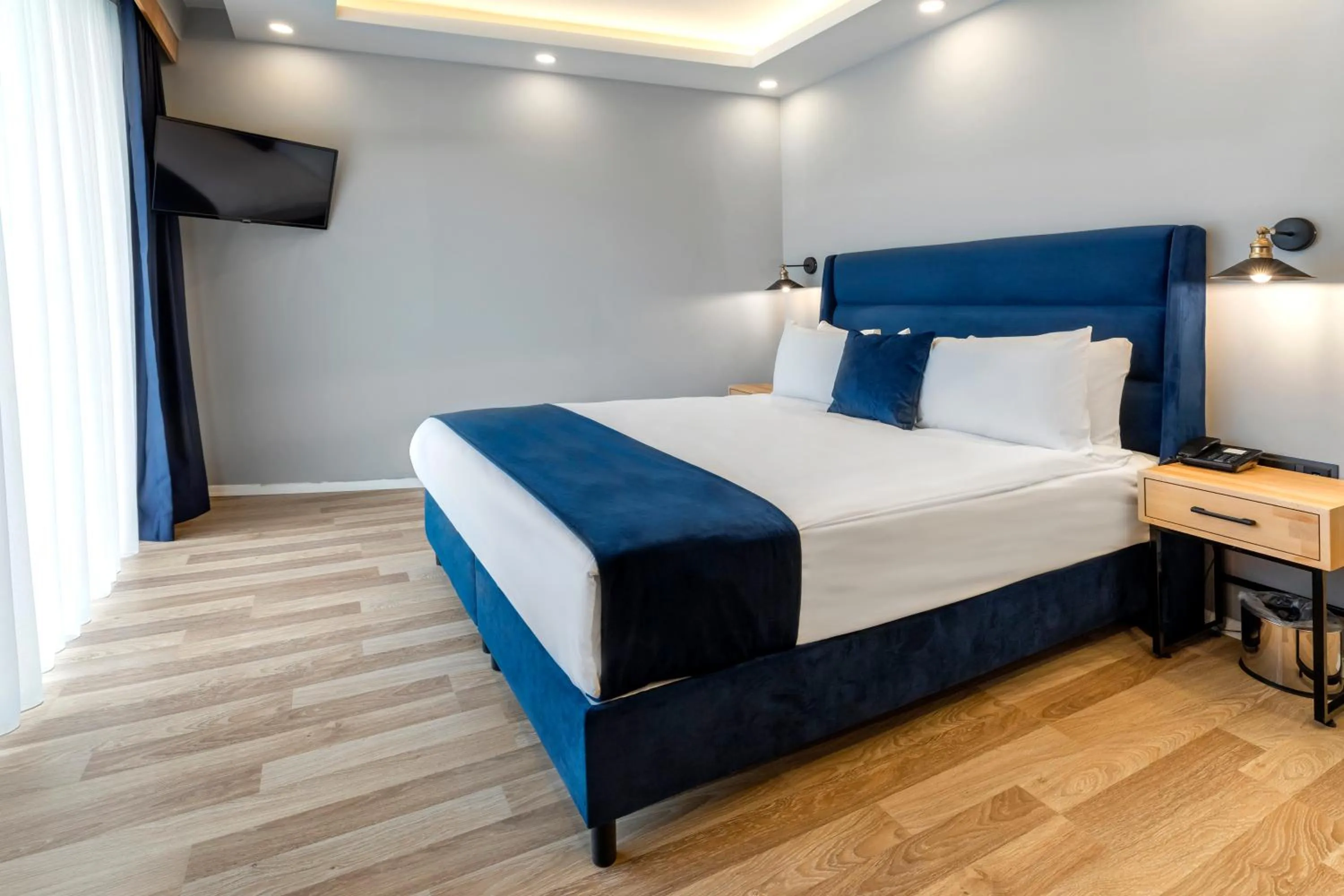 Bed in Union Hotel Karaköy