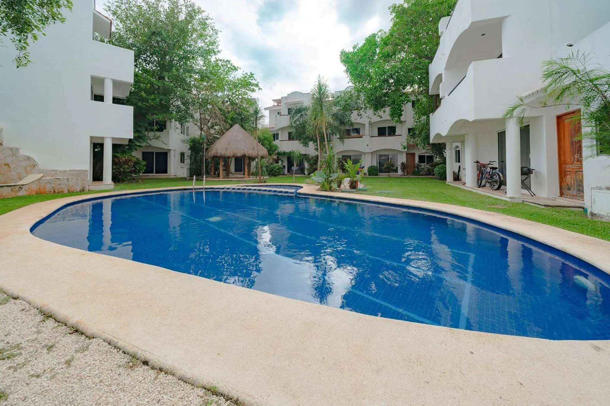 Swimming pool in 3 BR Condo with Pool - Playacar Phase II - At Quintas Pakal Complex 21