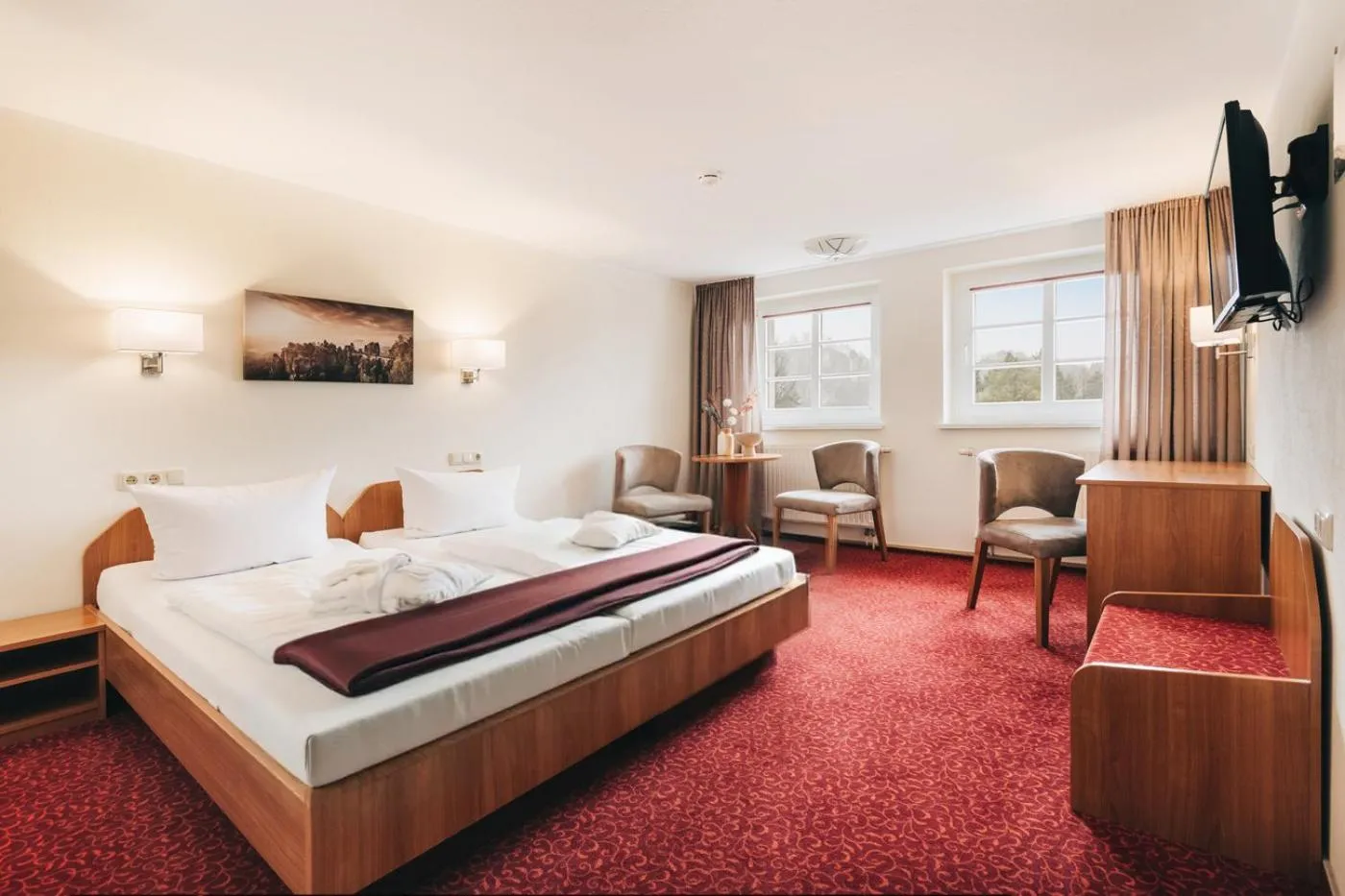 Bedroom, Bed in Laasenhof