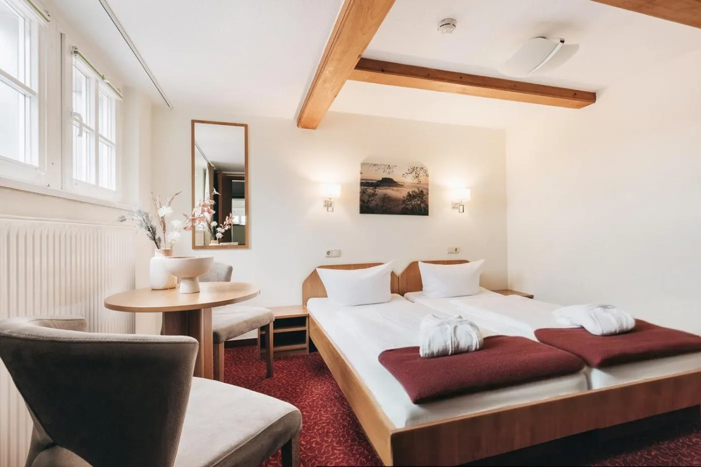 Bedroom, Bed in Laasenhof