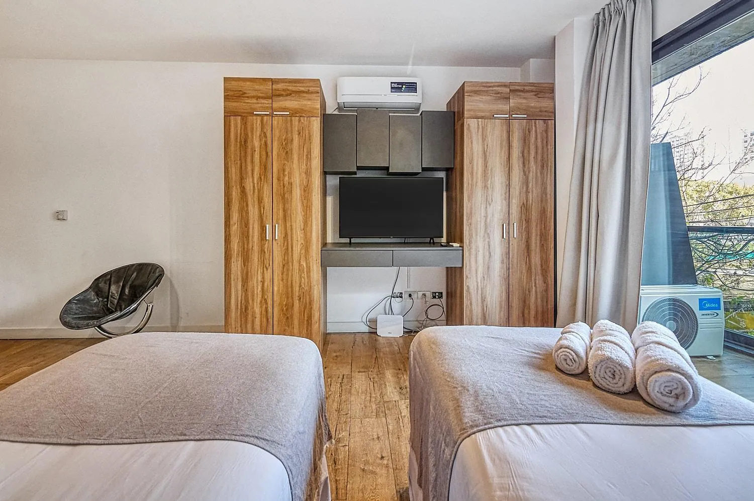 Communal lounge/ TV room, Bed in Live Soho Boutique Apartments Belgrano