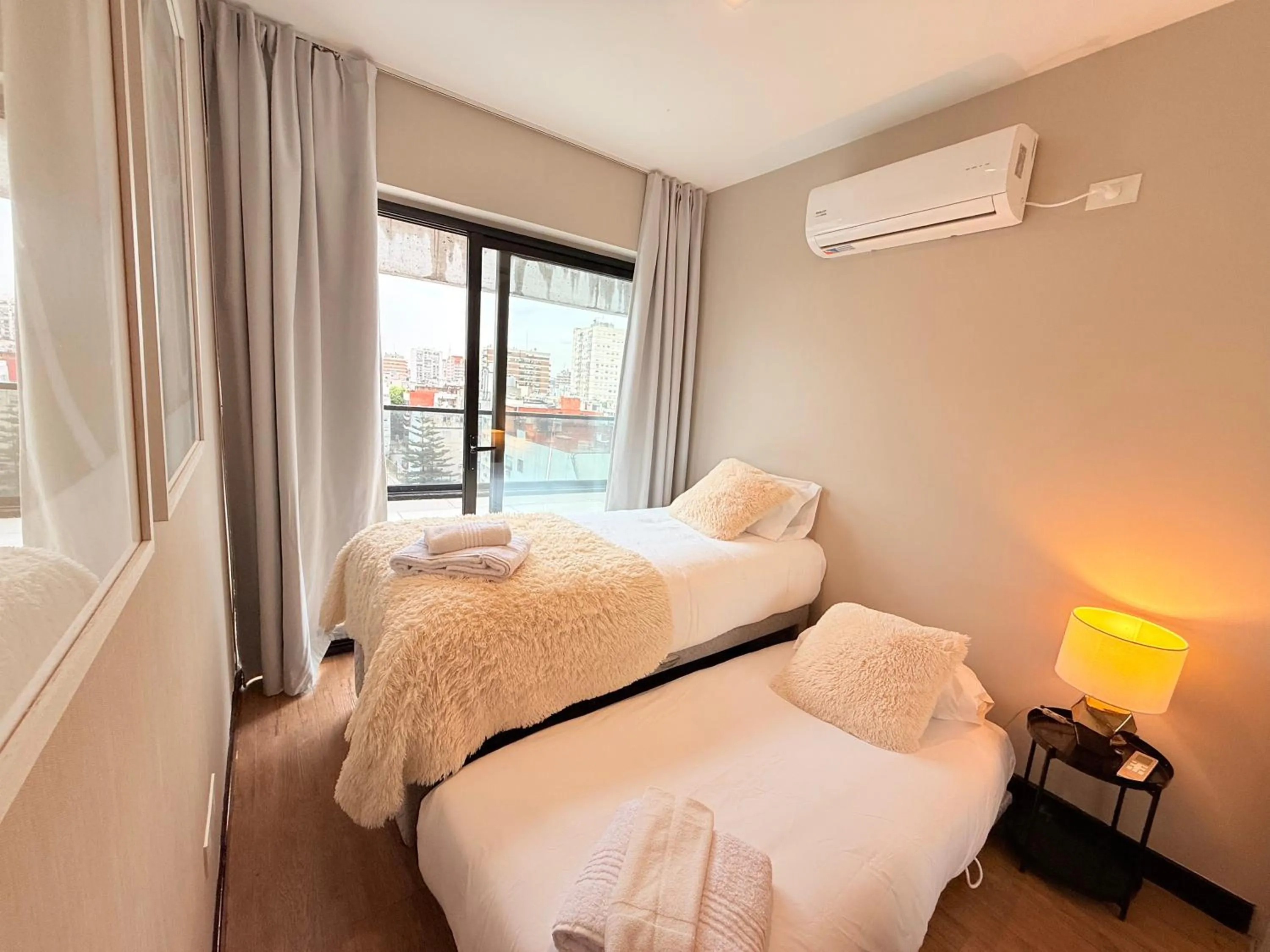 Bed in Live Soho Boutique Apartments Belgrano