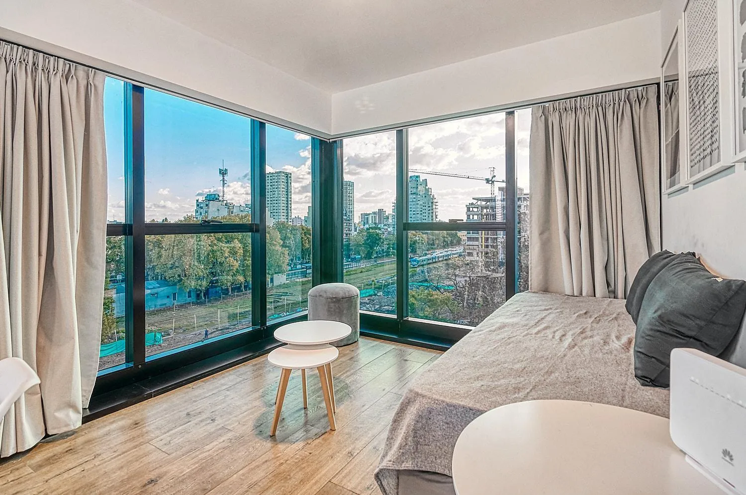 Patio, Bed in Live Soho Boutique Apartments Belgrano