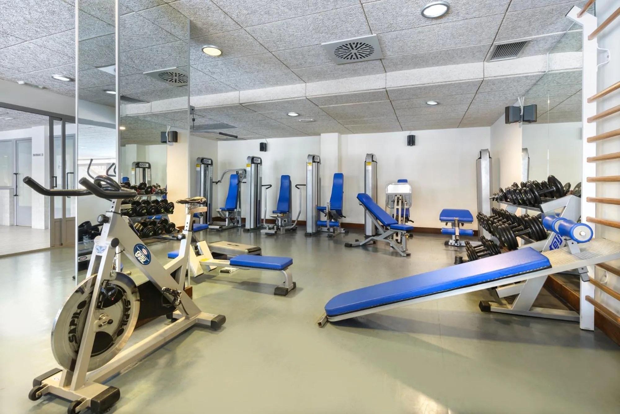Fitness centre/facilities in Hotel Saliecho